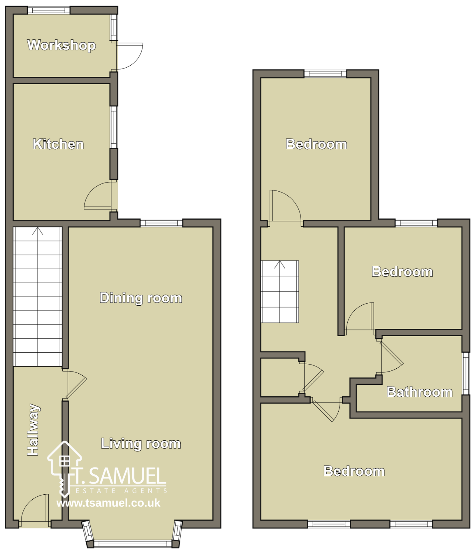 46 Carlyle Street, Abertillery floorplan