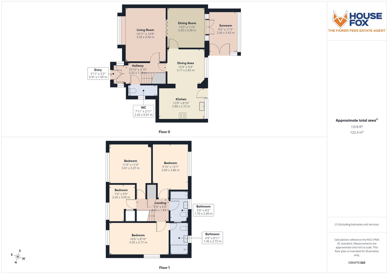 1, Naunton Way, Weston-Super-Mare floorplan