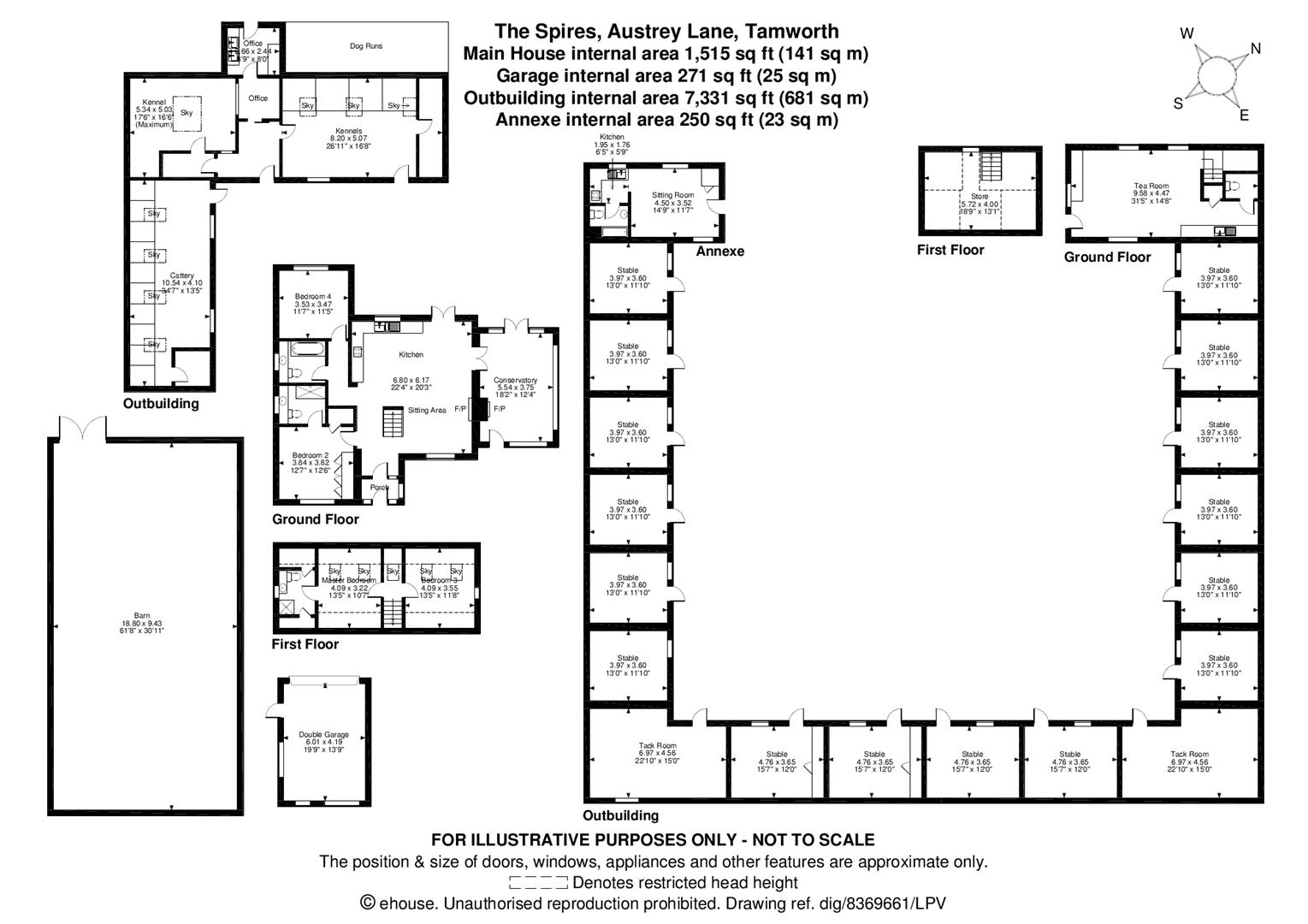 4 Bedrooms Equestrian property for sale in Austrey Lane, No Mans Heath, Tamworth B79