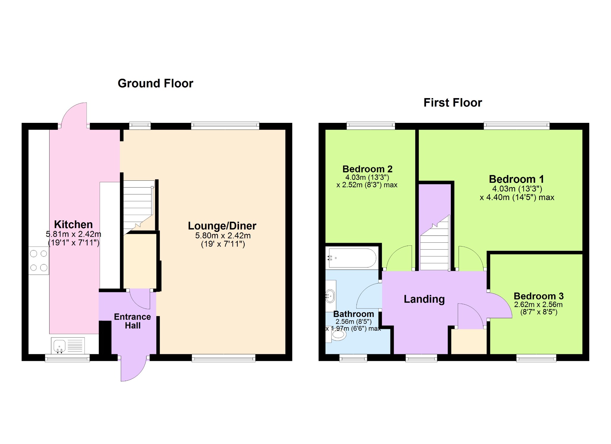 147, Wordsworth Road, Daventry floorplan