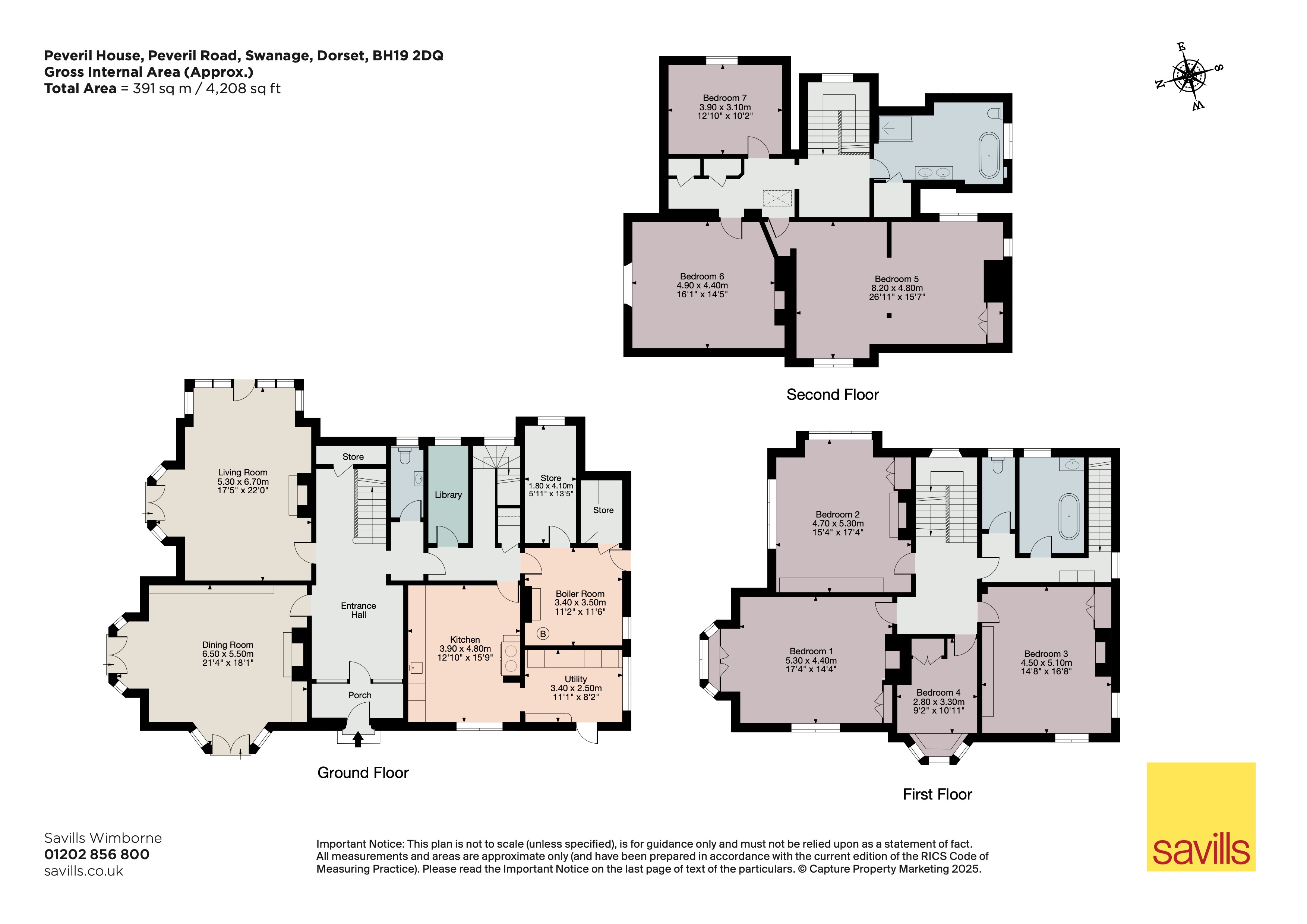 Peveril House,, Peveril Road, Dorset floorplan