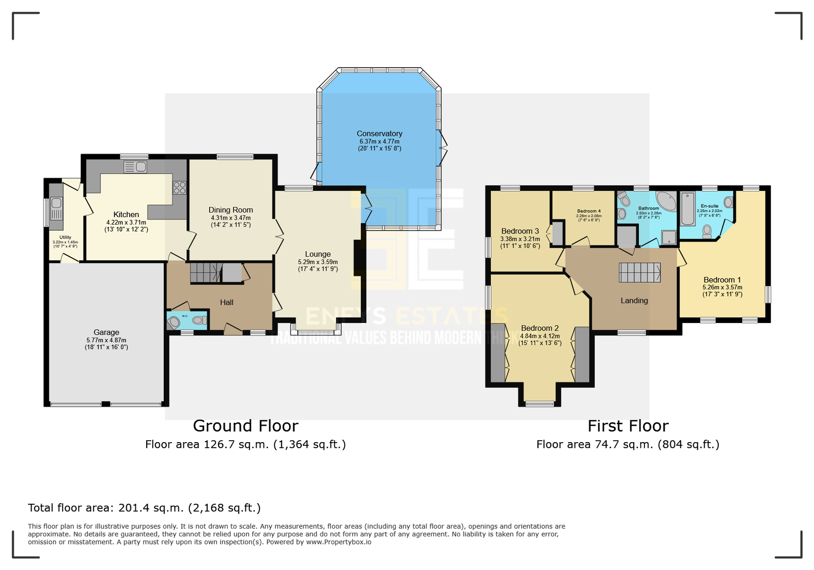 23, Vicarage Road, Llandudno floorplan
