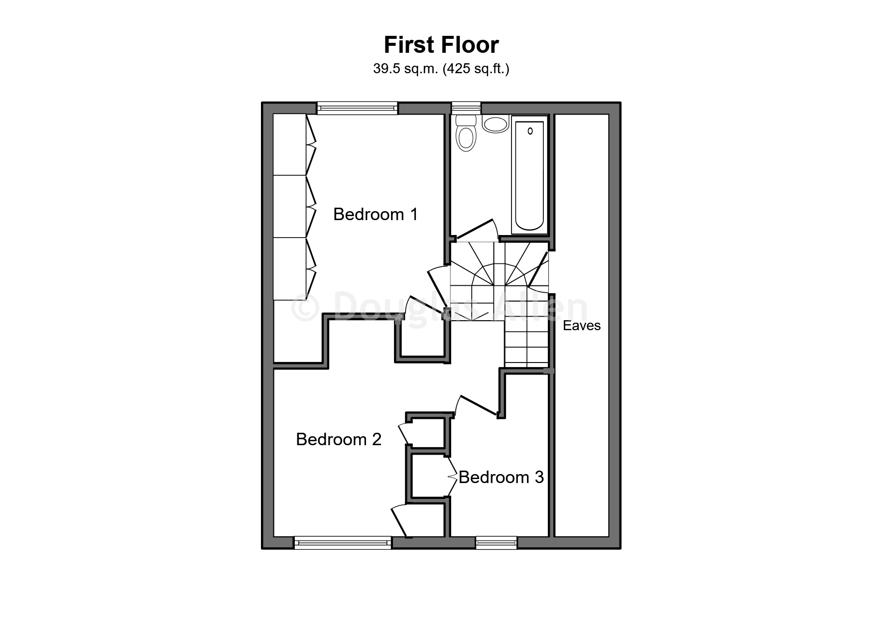 51A, Richmond Crescent, London floorplan