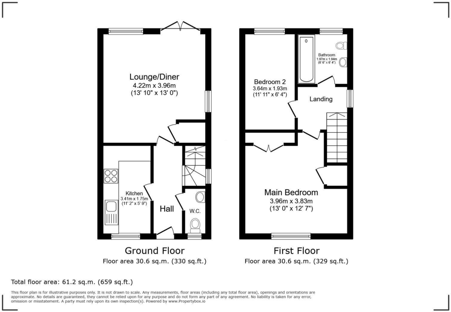 47, Carty Road, Leicester floorplan