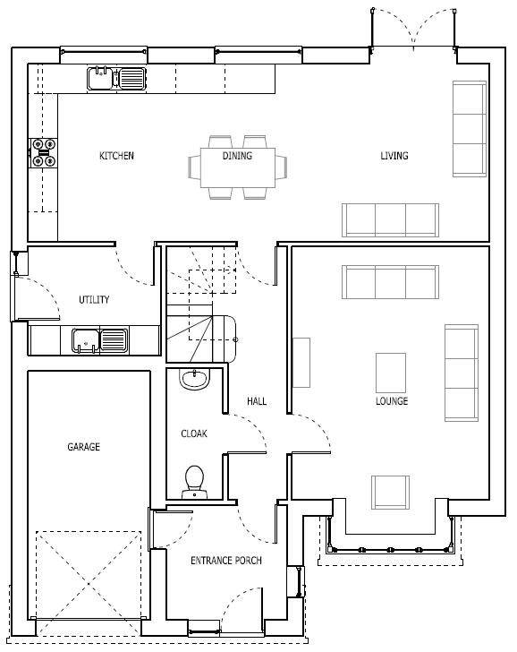 Plot 79 The Garford, Off Moor Road, Nottingham floorplan