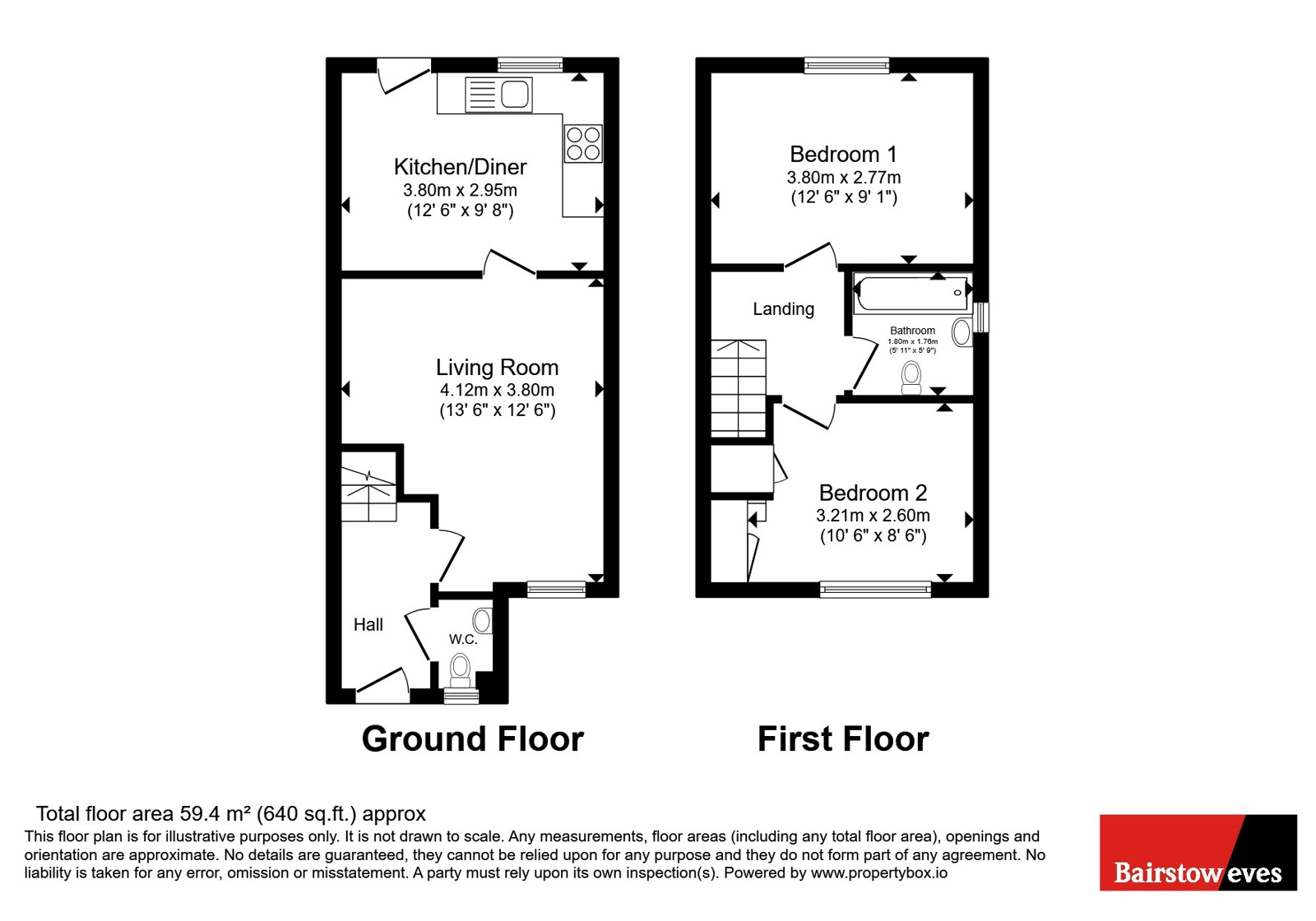 5, Avocet Close, Nottingham floorplan