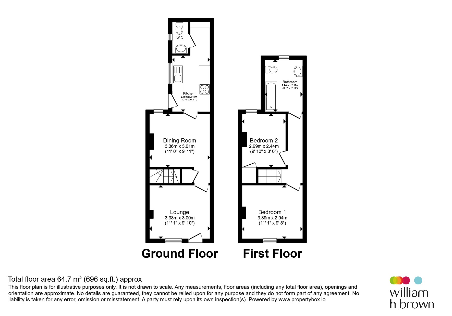 3, Roscoe Terrace, WISBECH floorplan