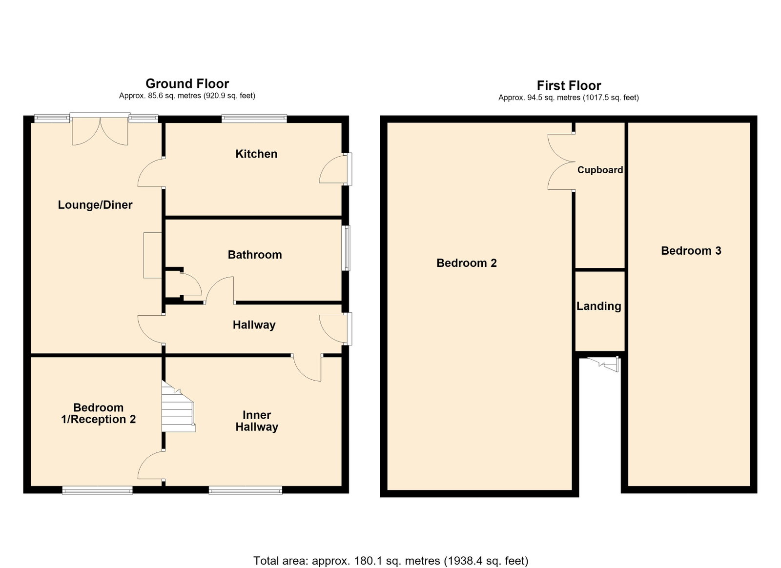 Renshaw Drive, Swadlincote floorplan