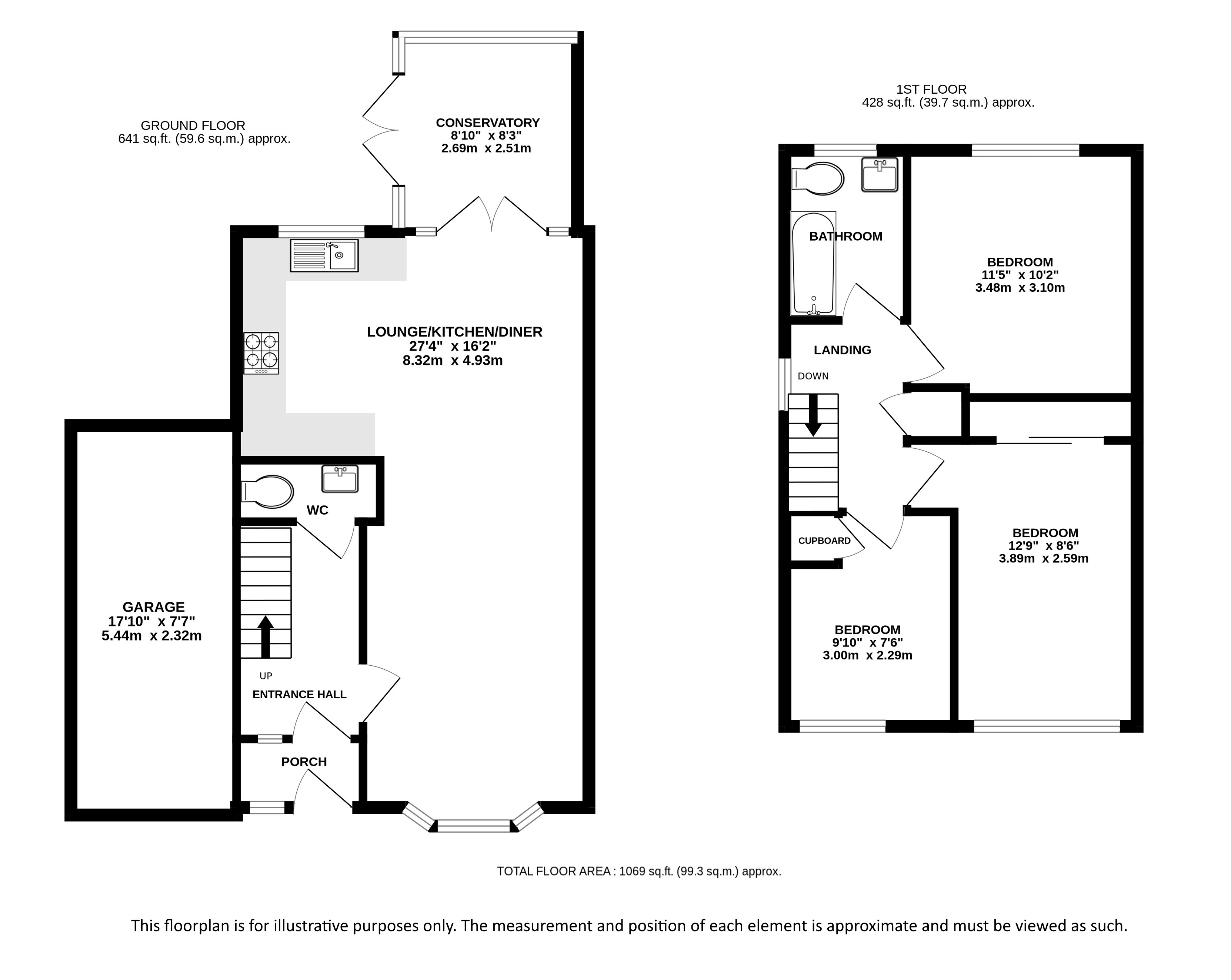 27, London Road, Markyate floorplan