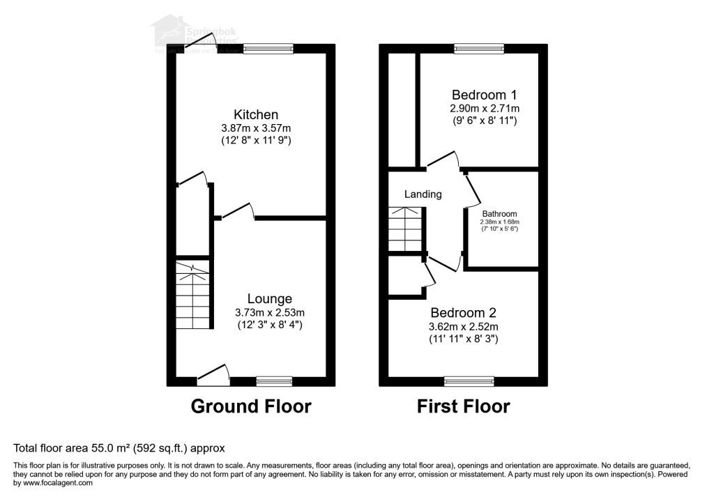 9, Beane Walk, Stevenage floorplan