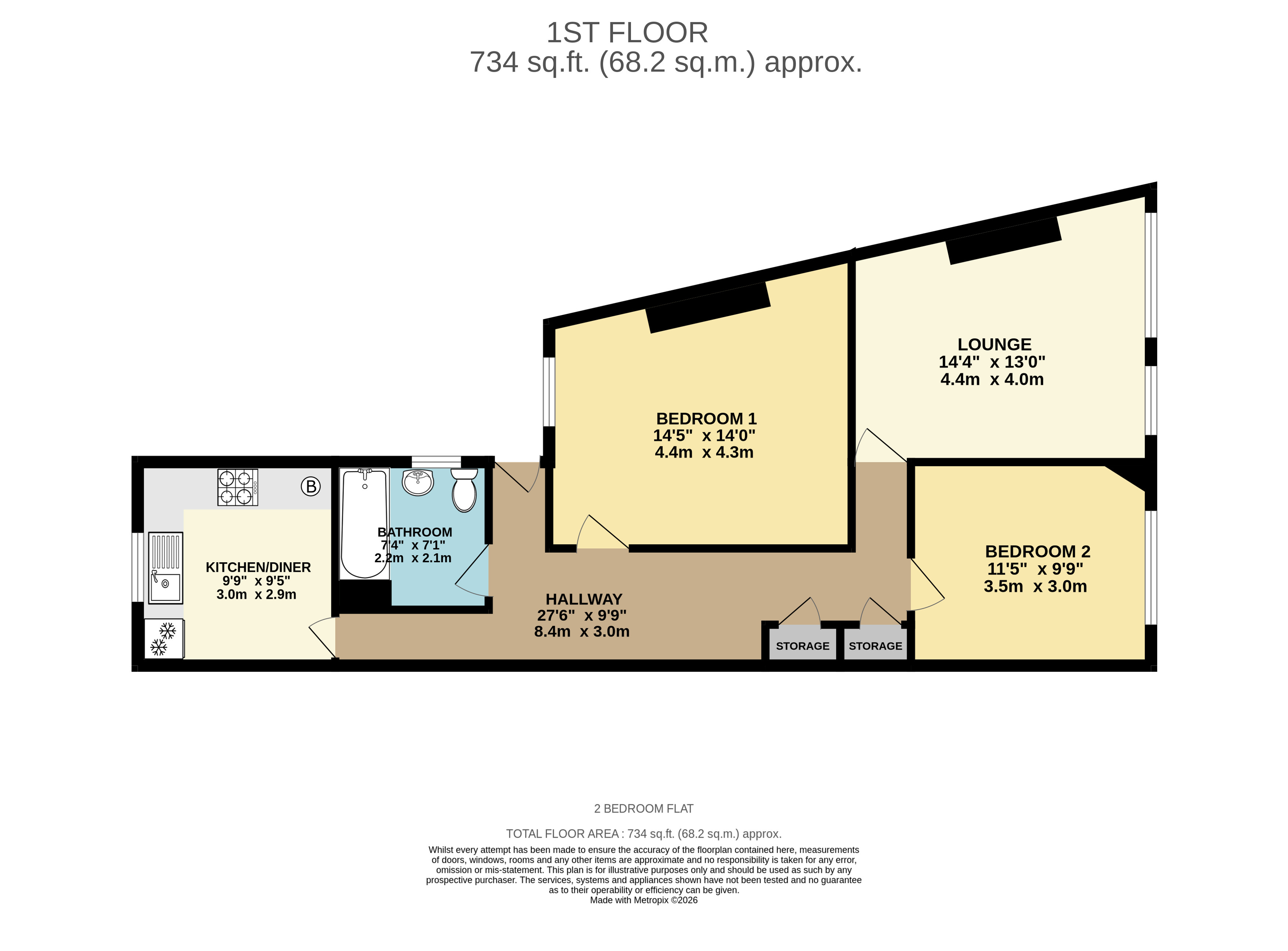 Bromley Road, Downham floorplan