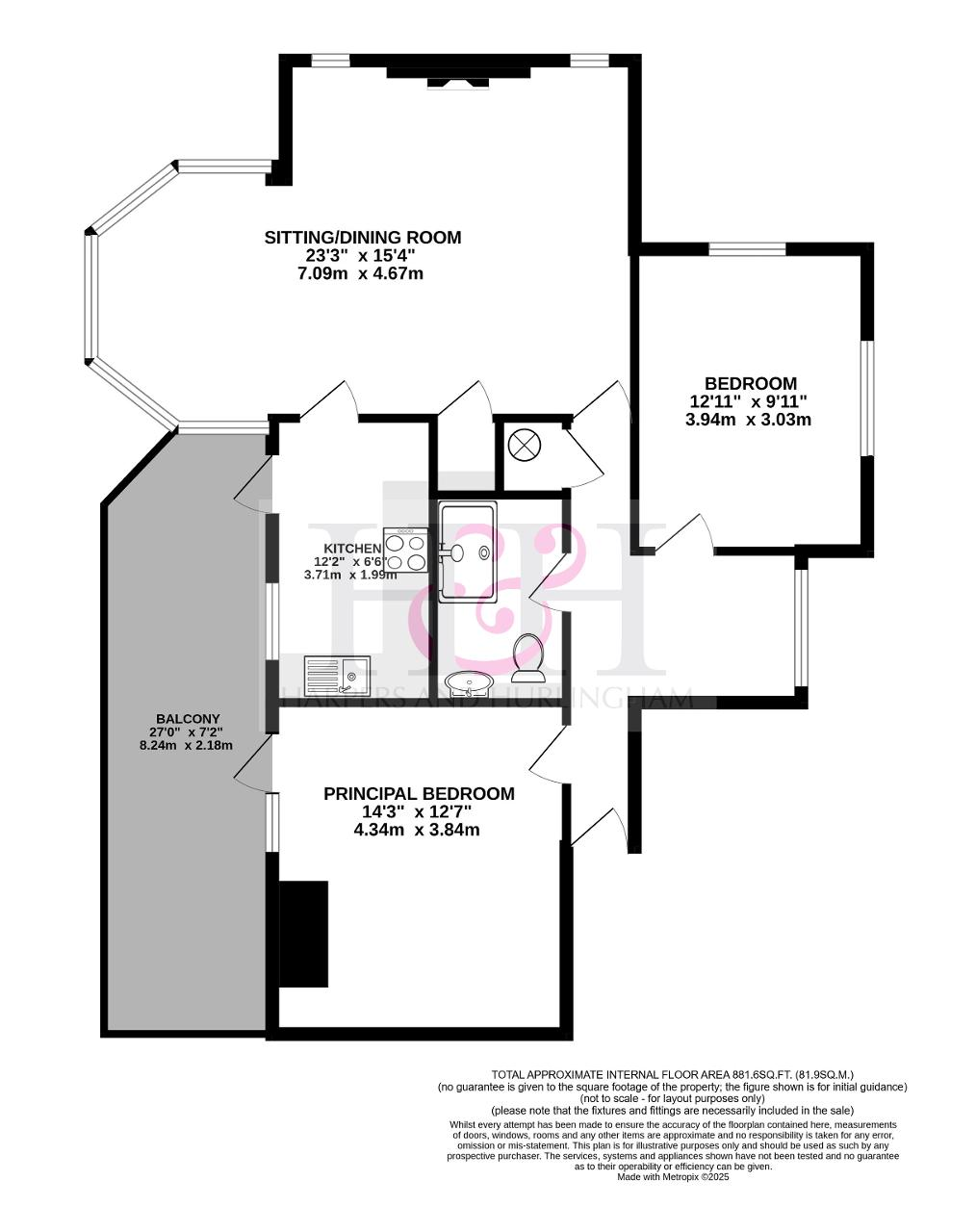 4, The Old Parsonage, Goudhurst floorplan