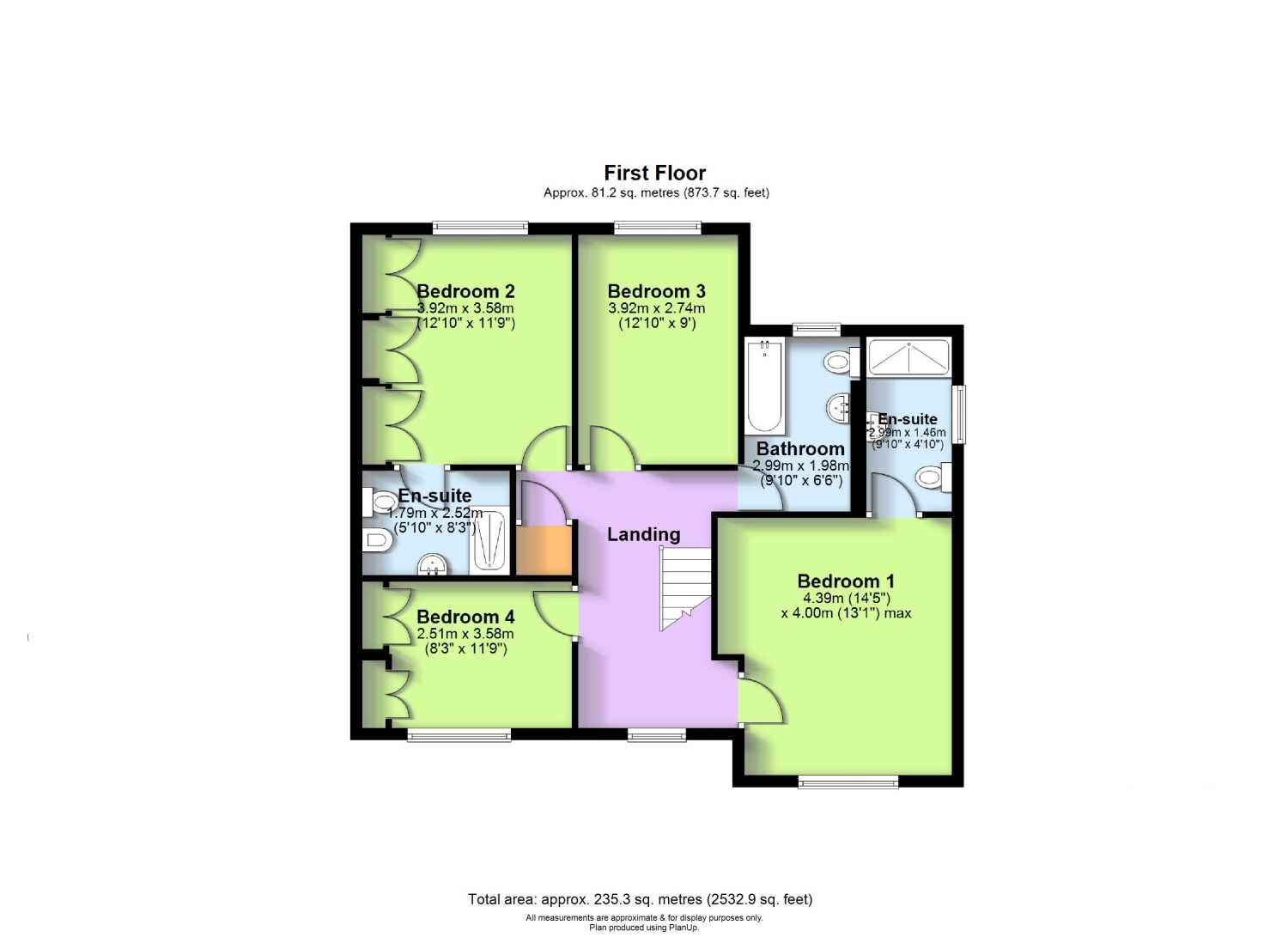 10, Bro Elian, Colwyn Bay floorplan