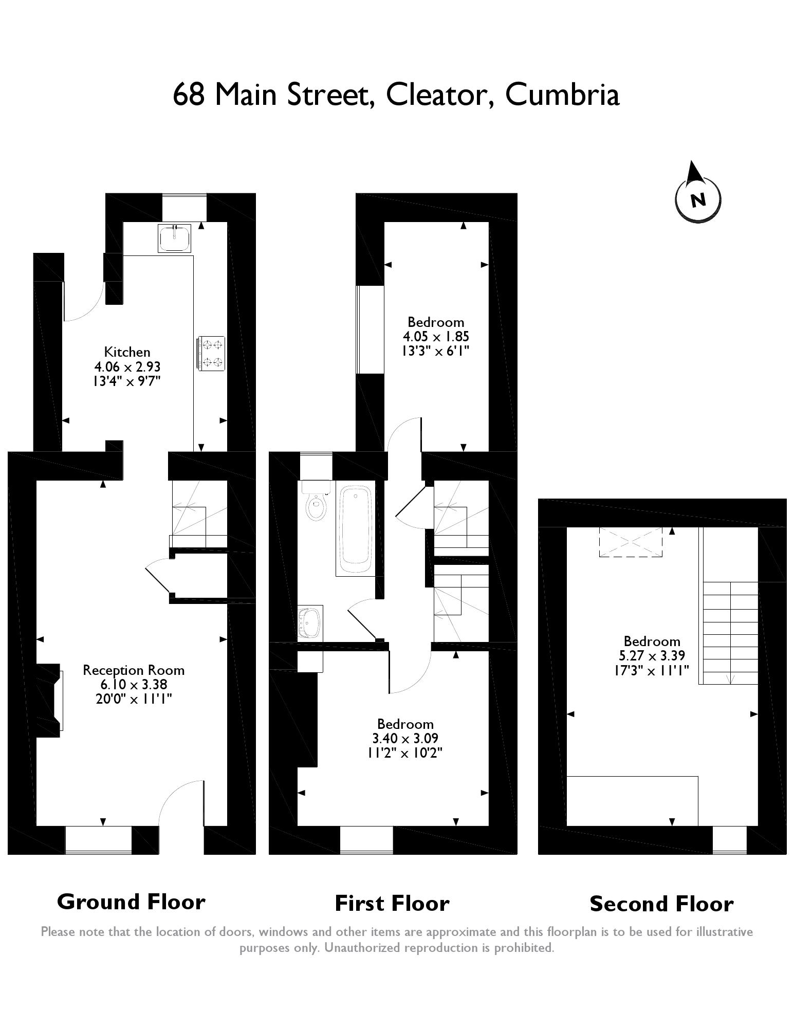 Main Street, Cleator CA23, 3 bedroom terraced house for sale 54566393 PrimeLocation