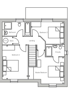 Repton, Plot 499, Field Farm, Stapleford floorplan