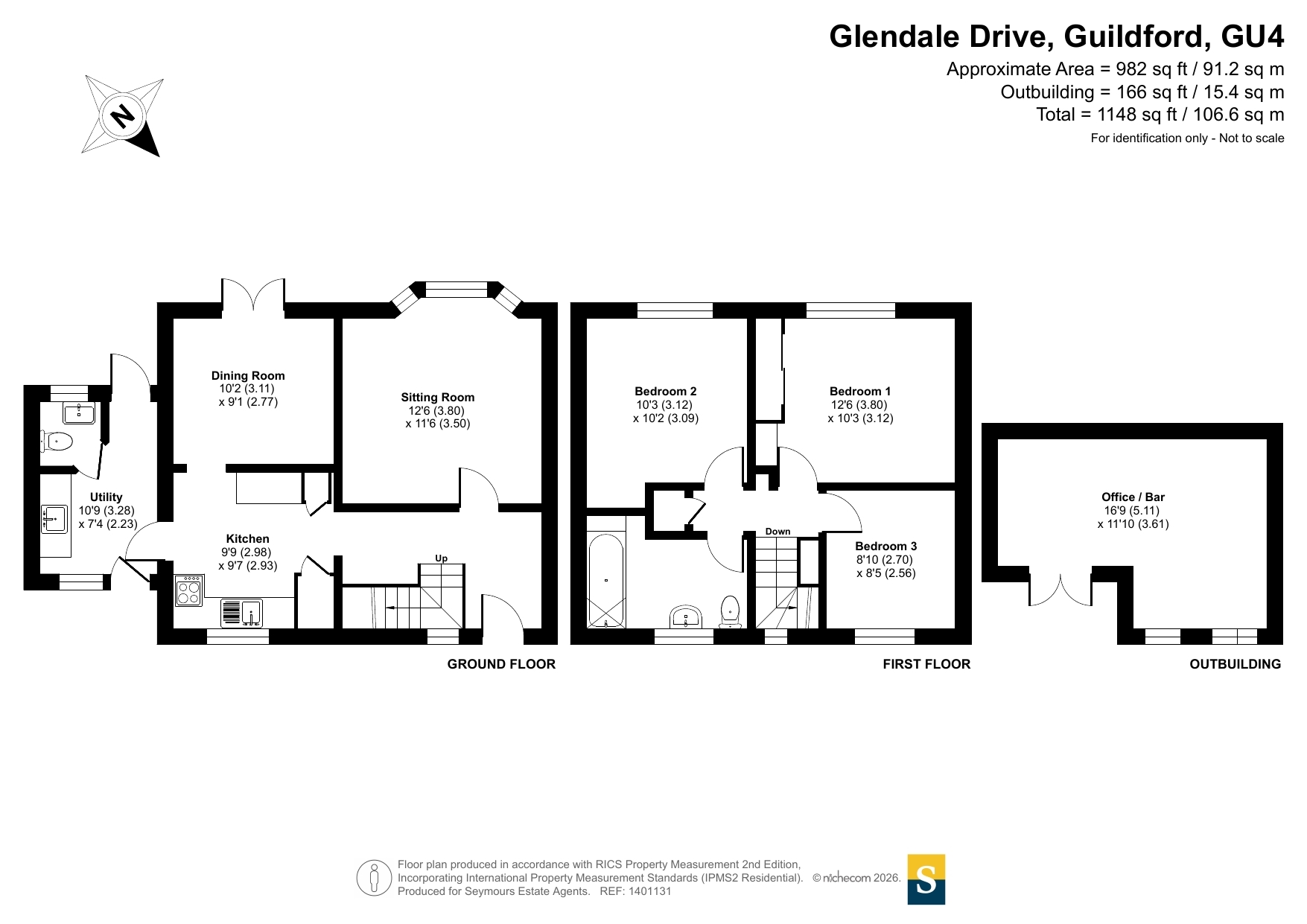 50, Glendale Drive, Guildford floorplan