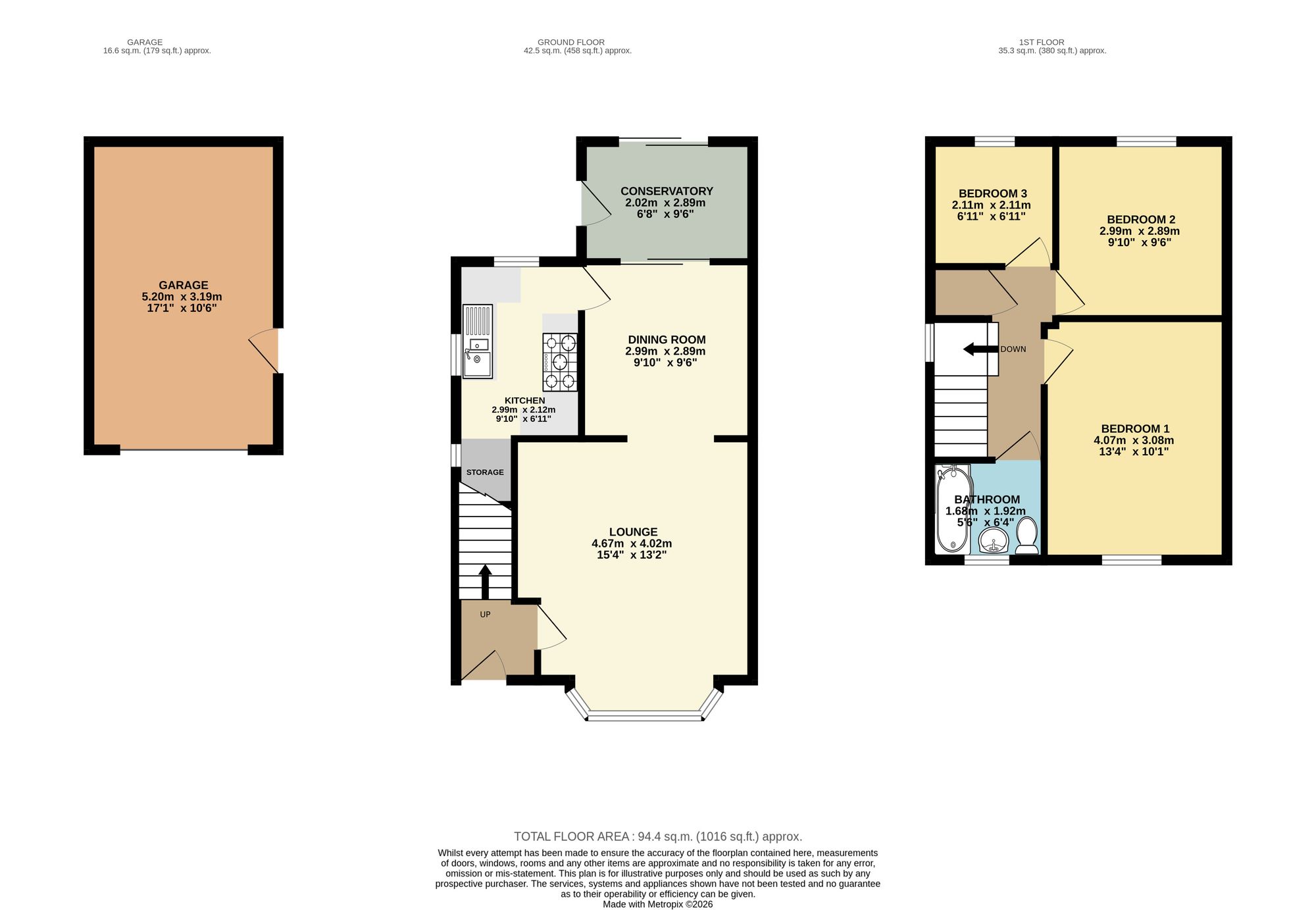 27, Bolsover Road, Chesterfield floorplan