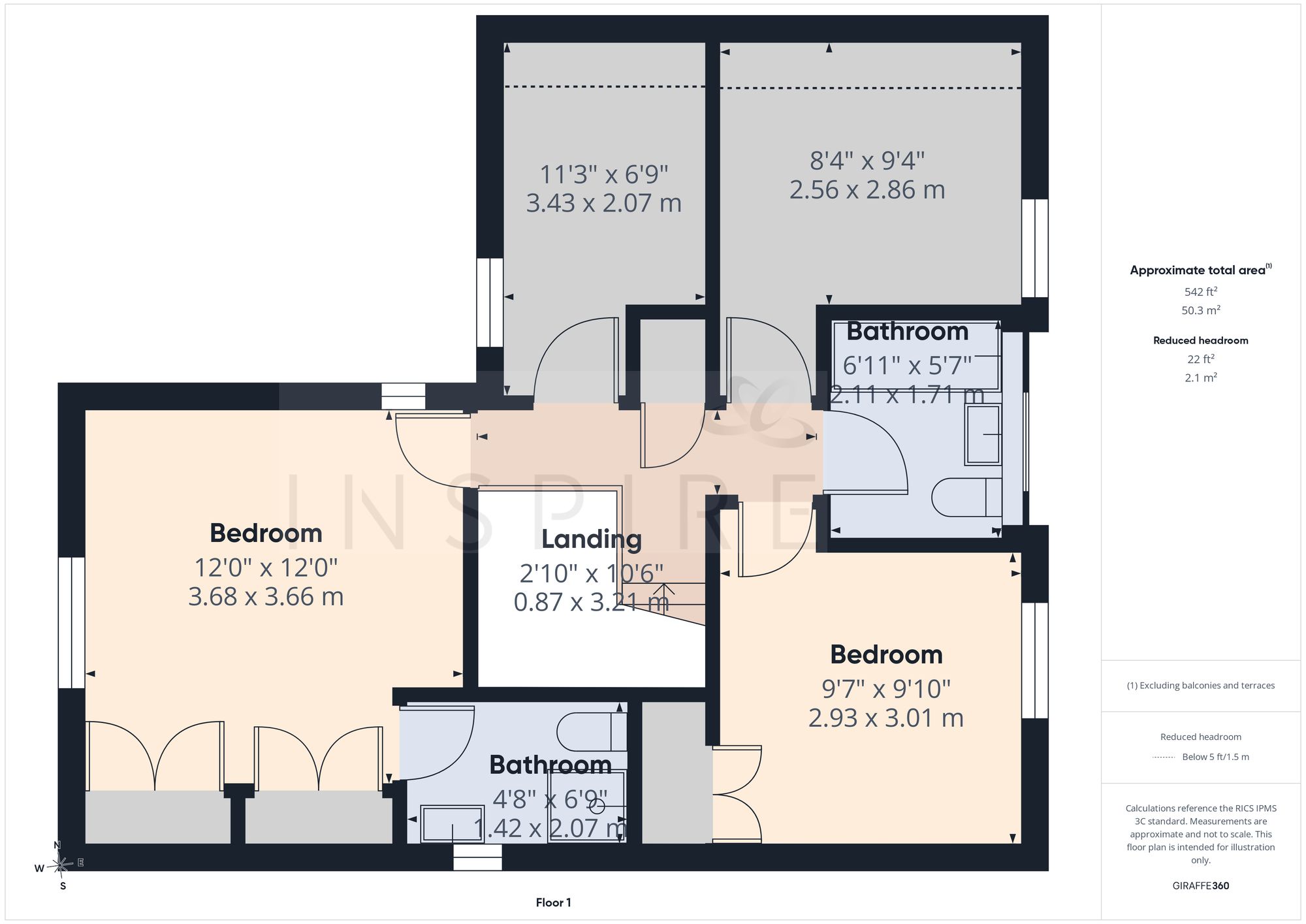 4 Shaftesbury Road, Crawley floorplan