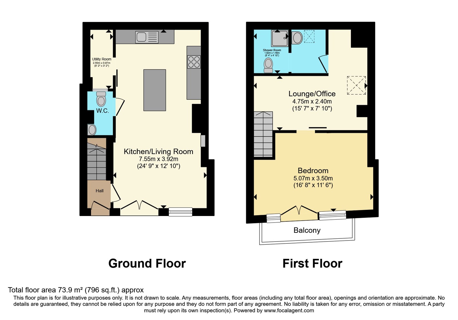 The Pilchard Shed,, The Strand, Penzance floorplan
