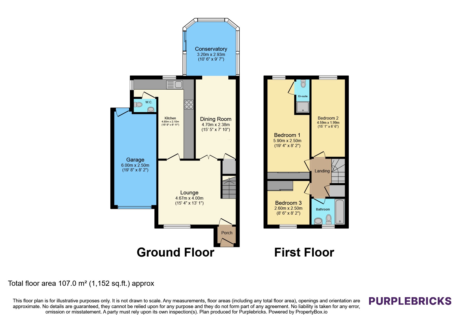 16, Yew Street, Wolverhampton floorplan