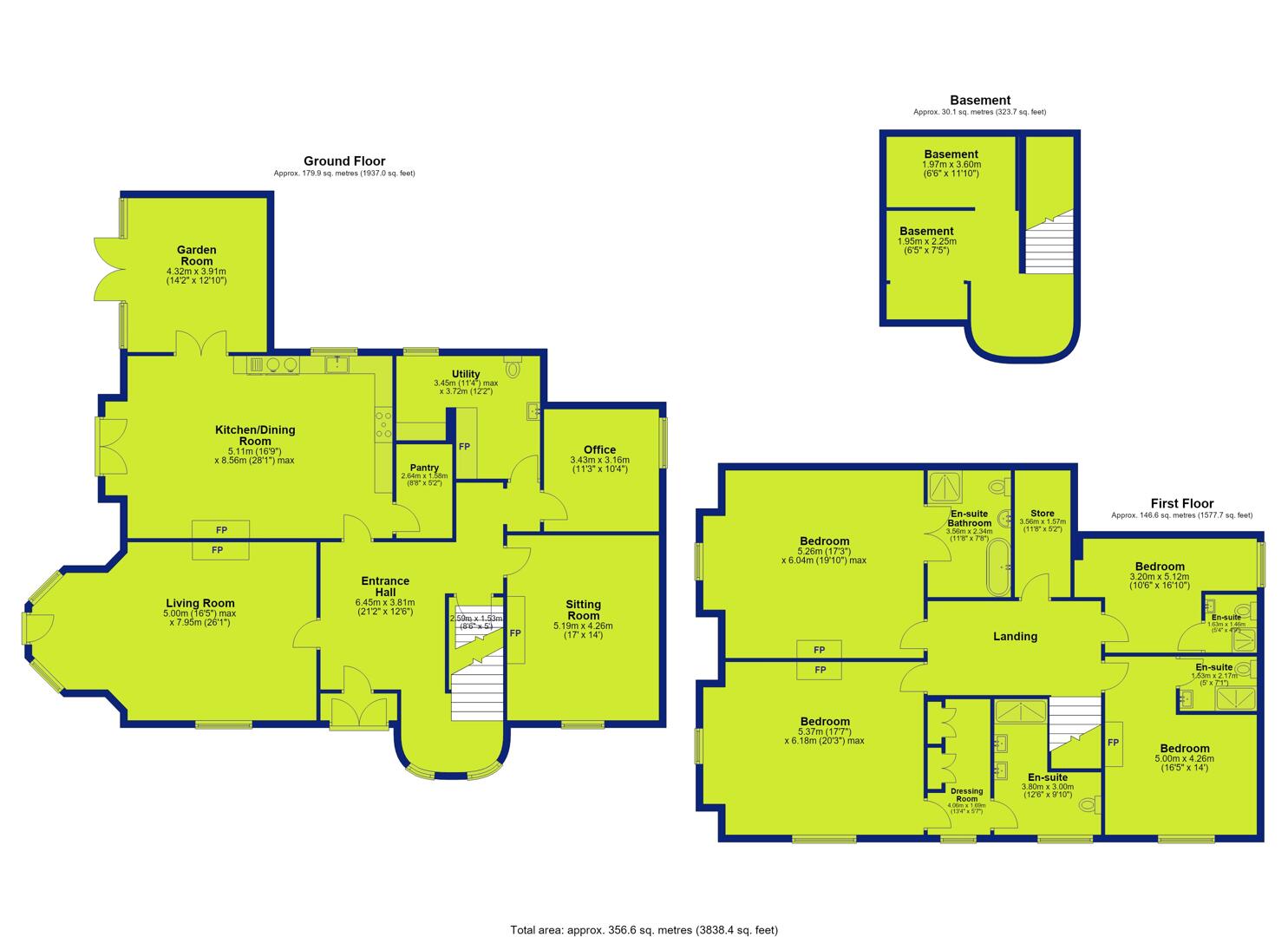 3, Cavendish Crescent North, Nottingham floorplan
