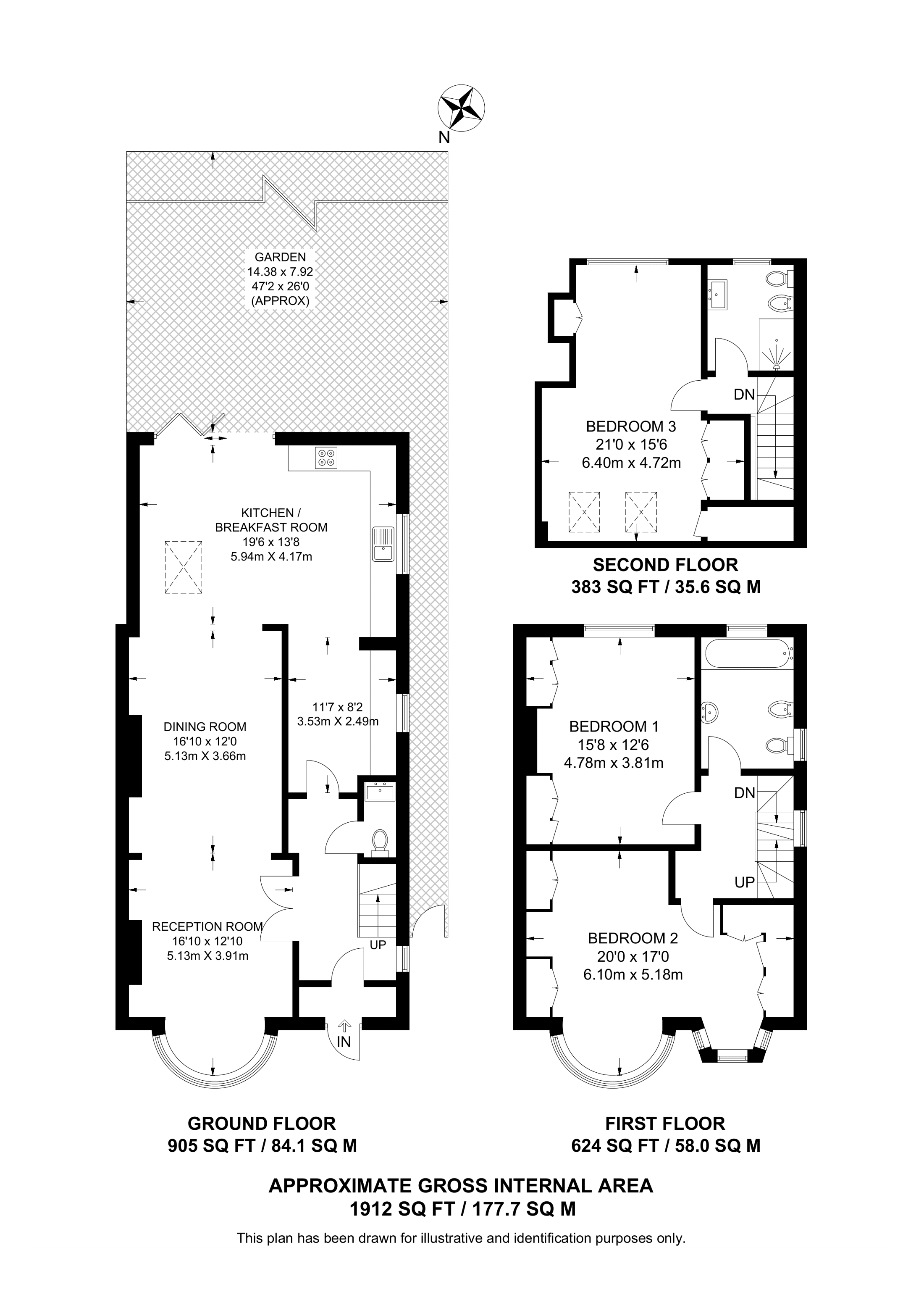 Brookfield Avenue, Ealing floorplan