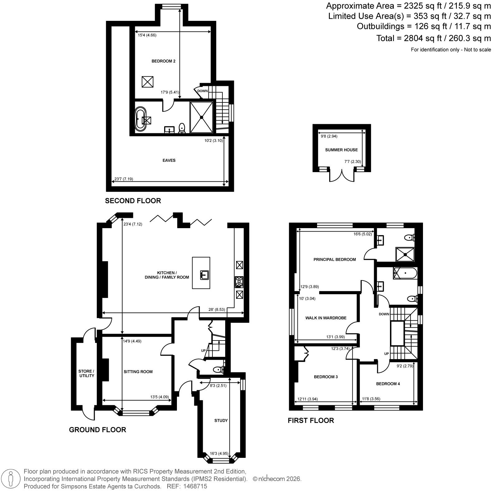 Littlemede,, Blundel Lane, Cobham floorplan