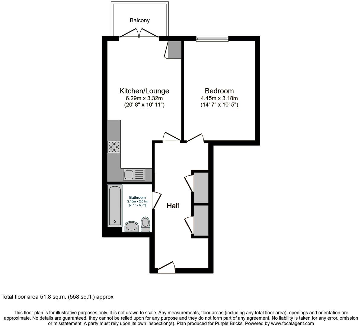 39 Featherstone Court, Featherstone Road, Southall floorplan