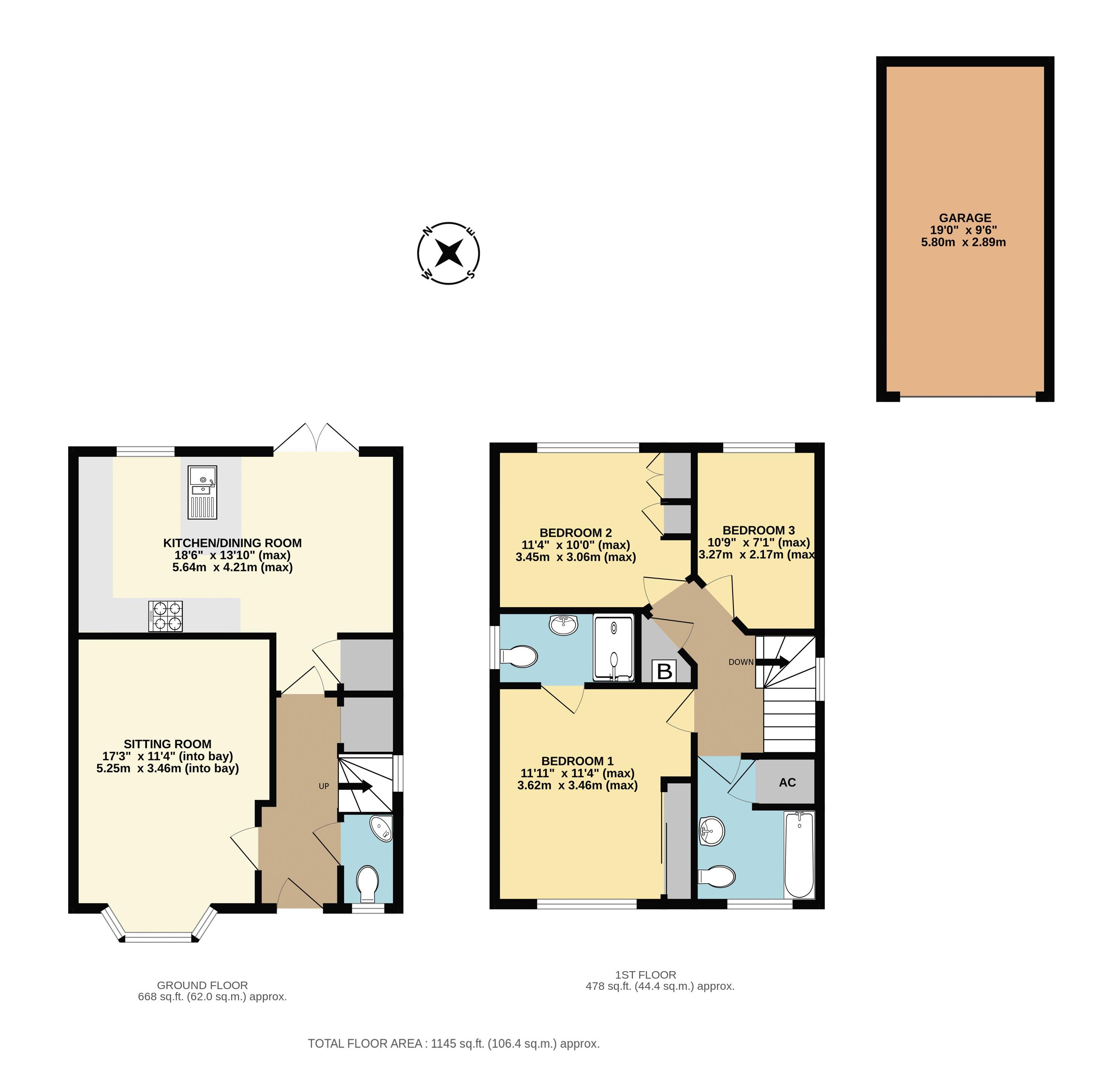 37, Toll House Way, Chard floorplan