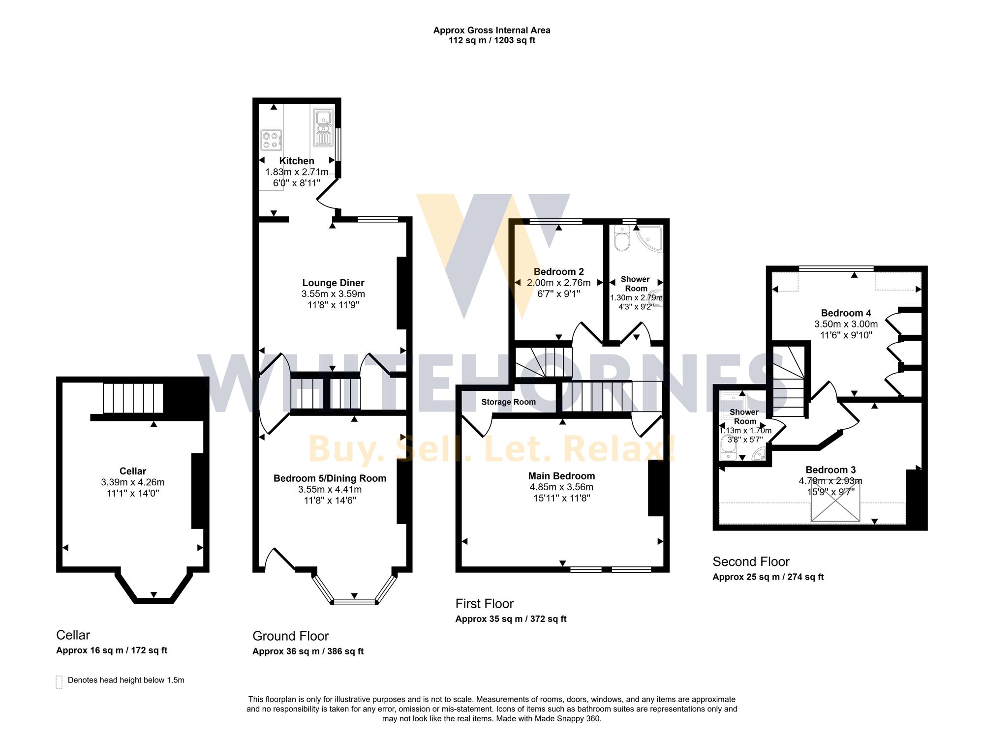 31 Harefield Road, Sheffield floorplan
