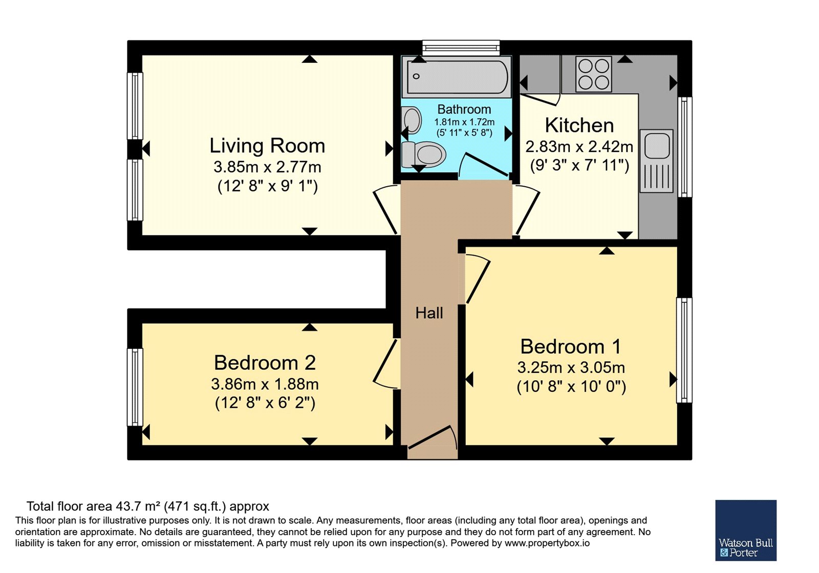 4A,, Falcon Road, Isle of Wight floorplan