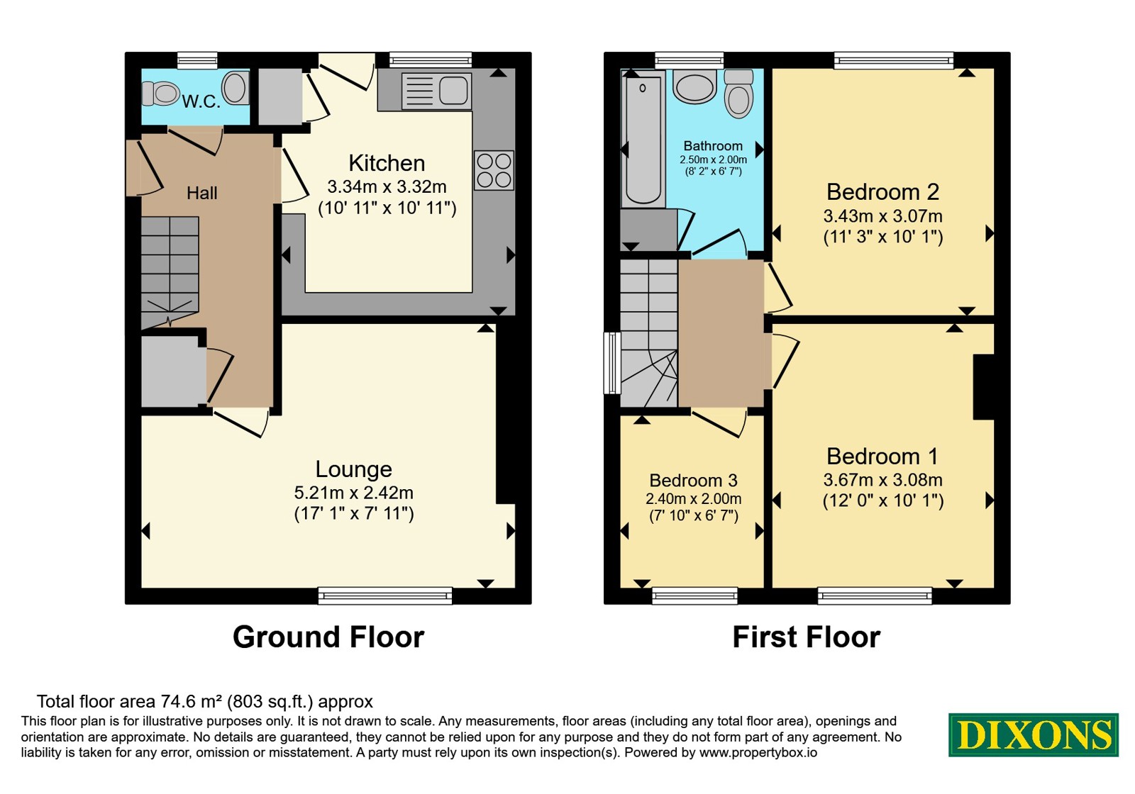 52, Neville Avenue, Worcestershire floorplan