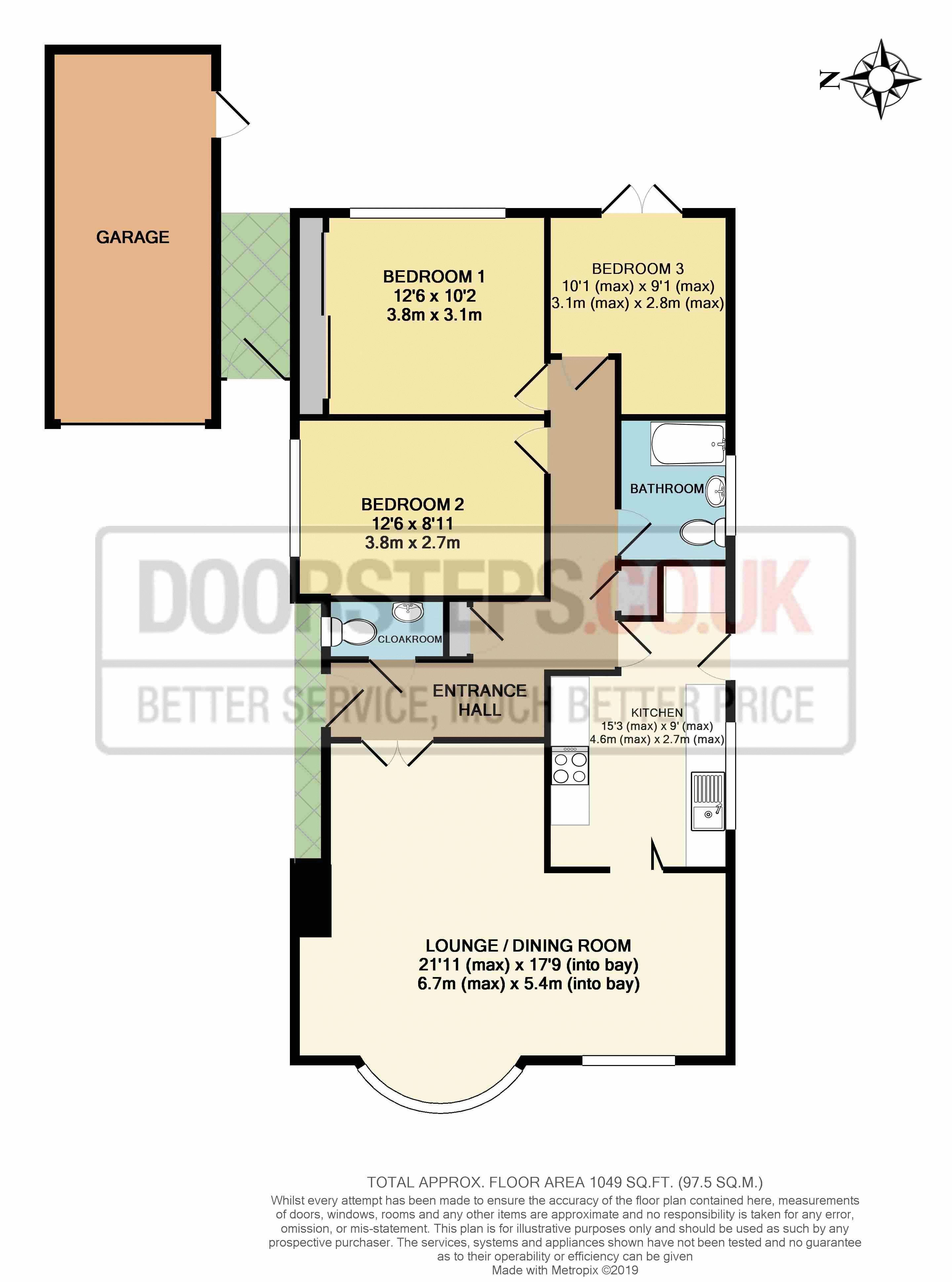 3 Bedrooms Bungalow for sale in Gwendale, Maidenhead SL6