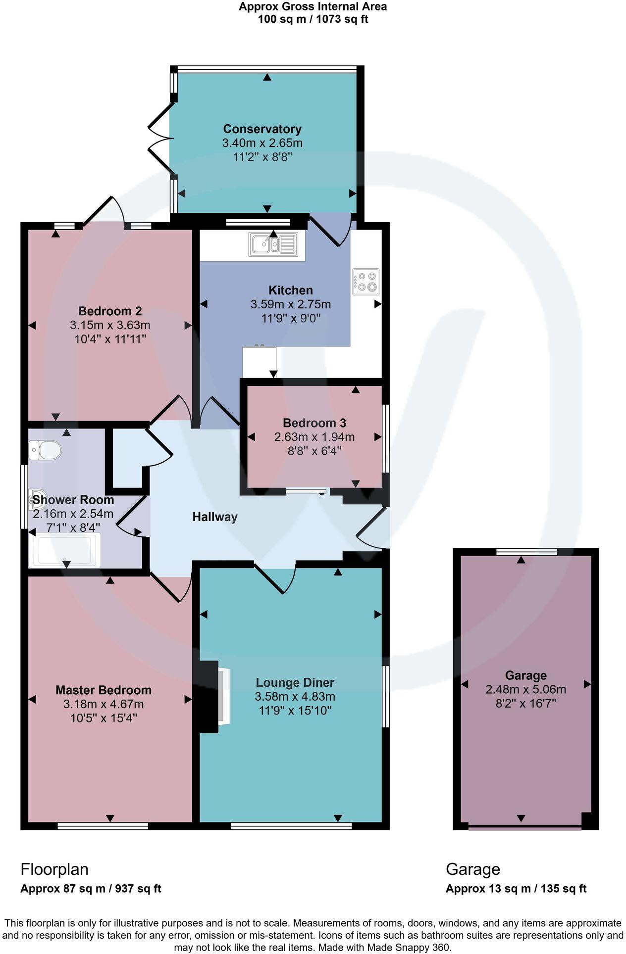 56, Colster Way, Grantham floorplan