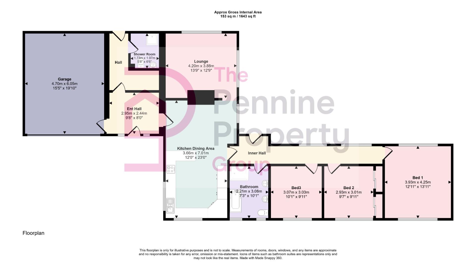 Brookfield, Lee Lane, Sheffield floorplan