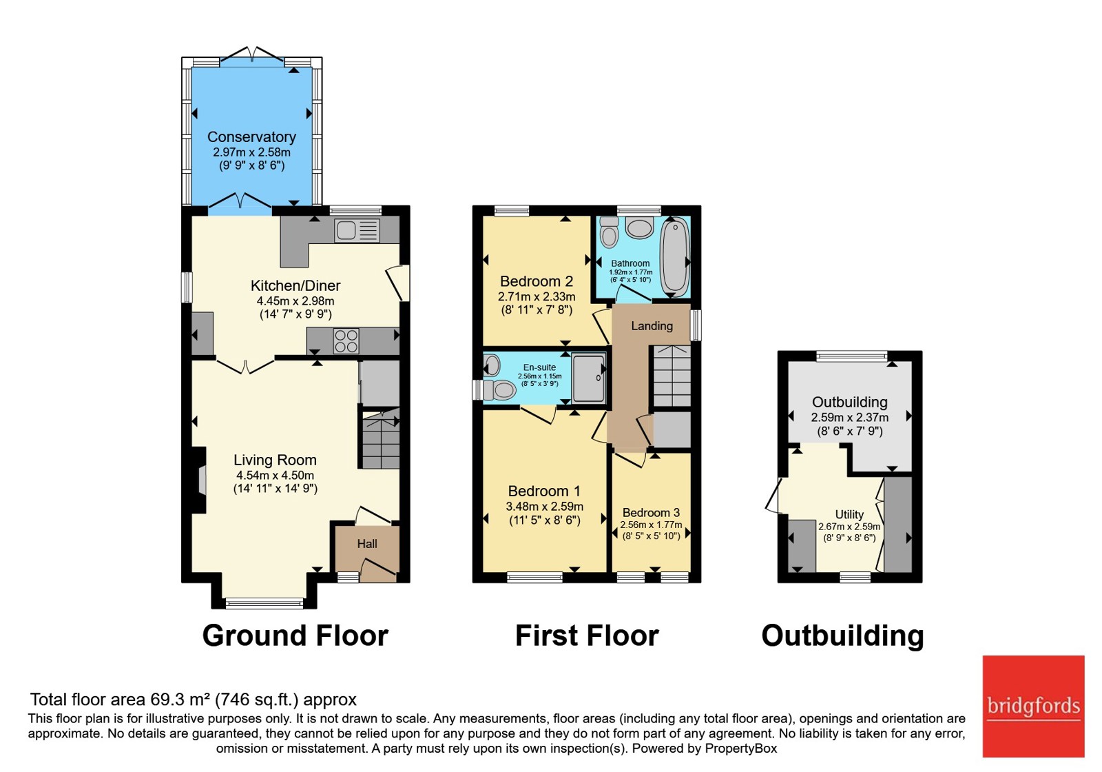 12, Spinney Close, Cheshire floorplan