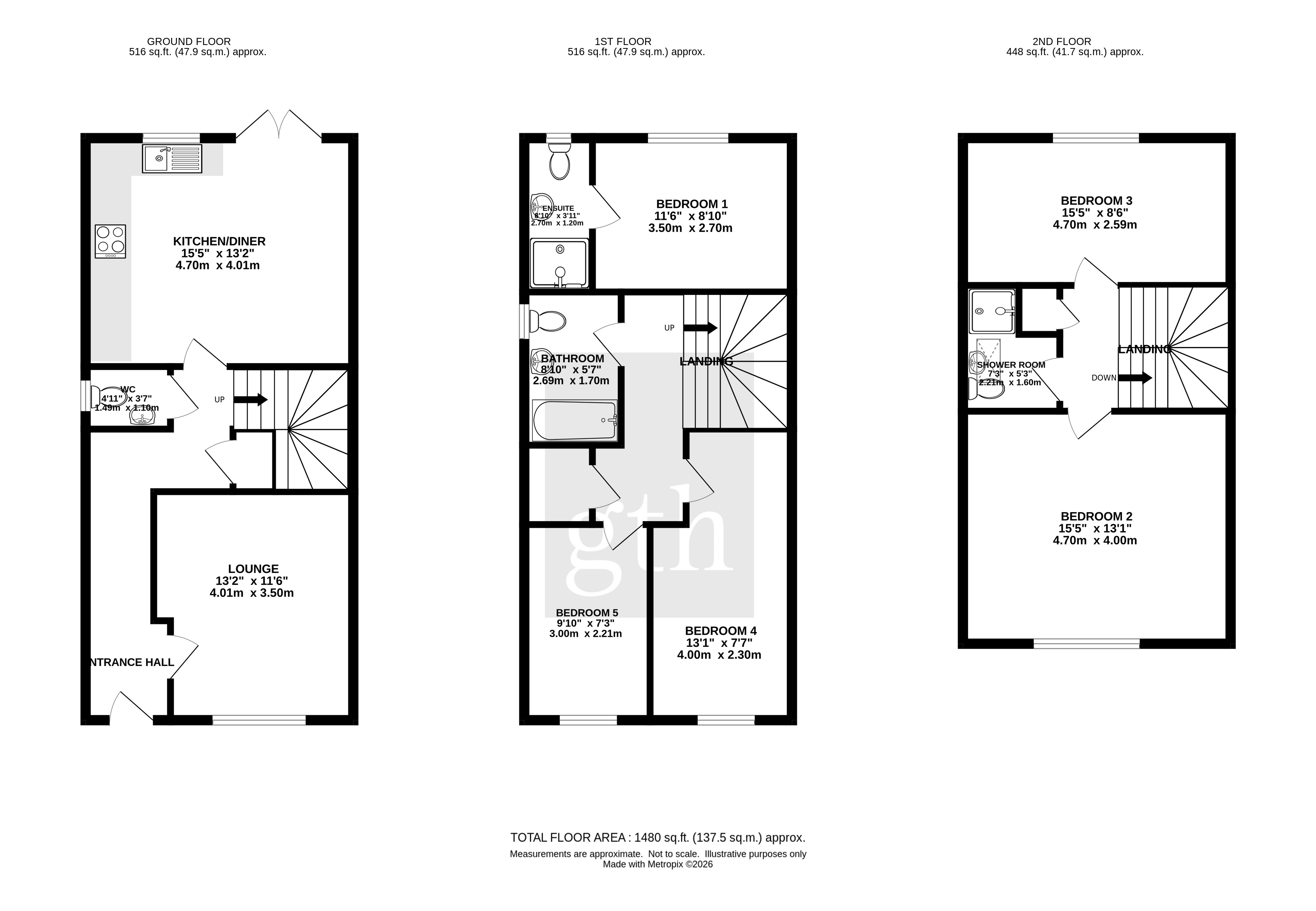 46, Pridham Place, Devon floorplan