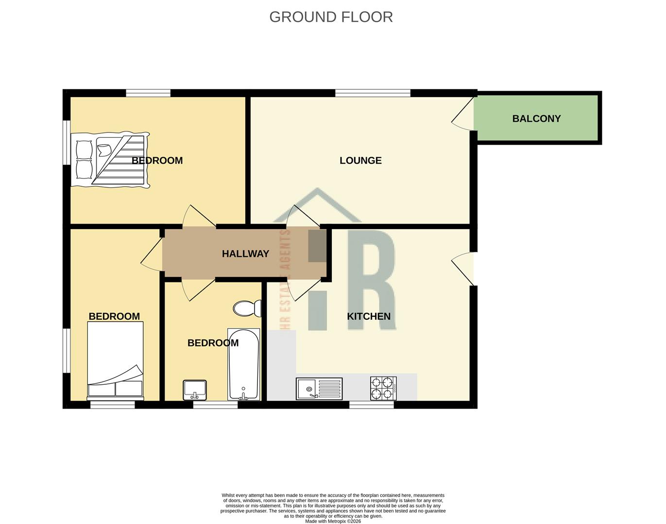 180, Cannon Hill Road, Coventry floorplan
