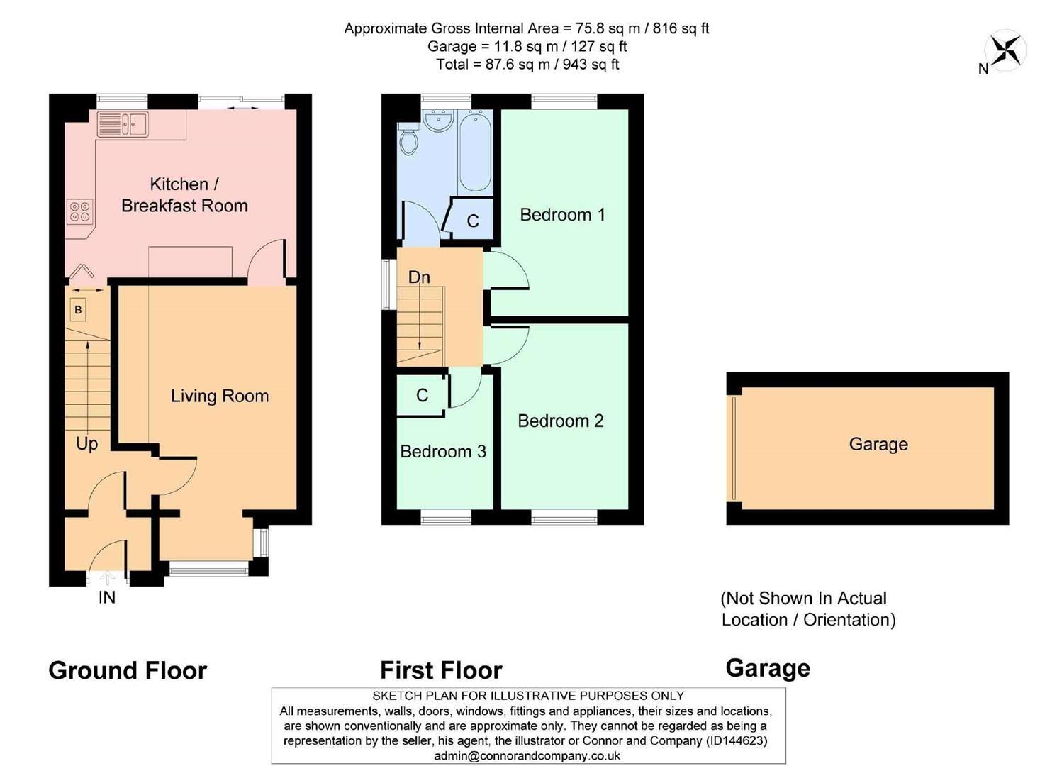 Pauls Walk, Huntley, Gloucester GL19, 3 bedroom detached house to rent
