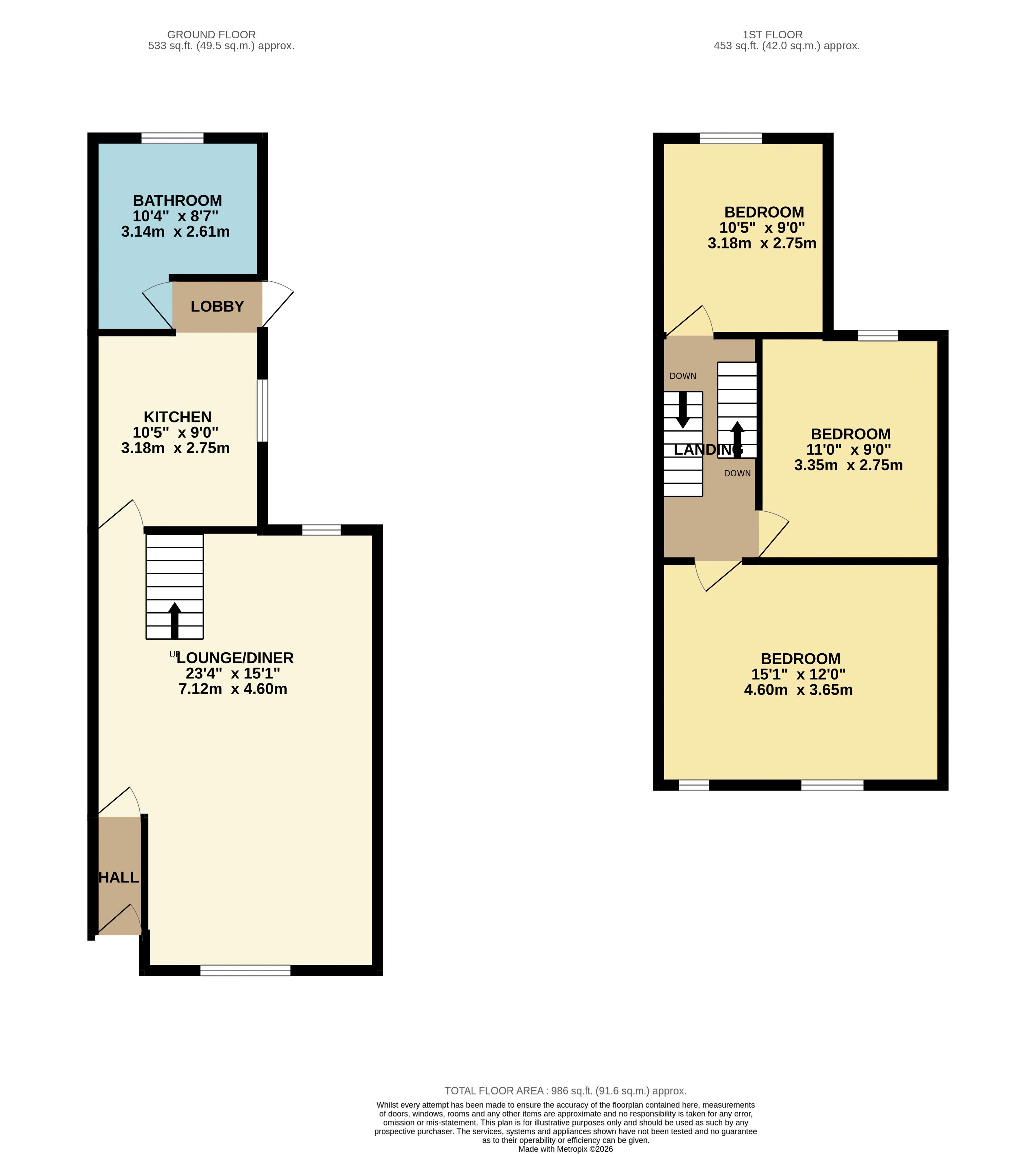 29, Whitley Road, Hoddesdon floorplan