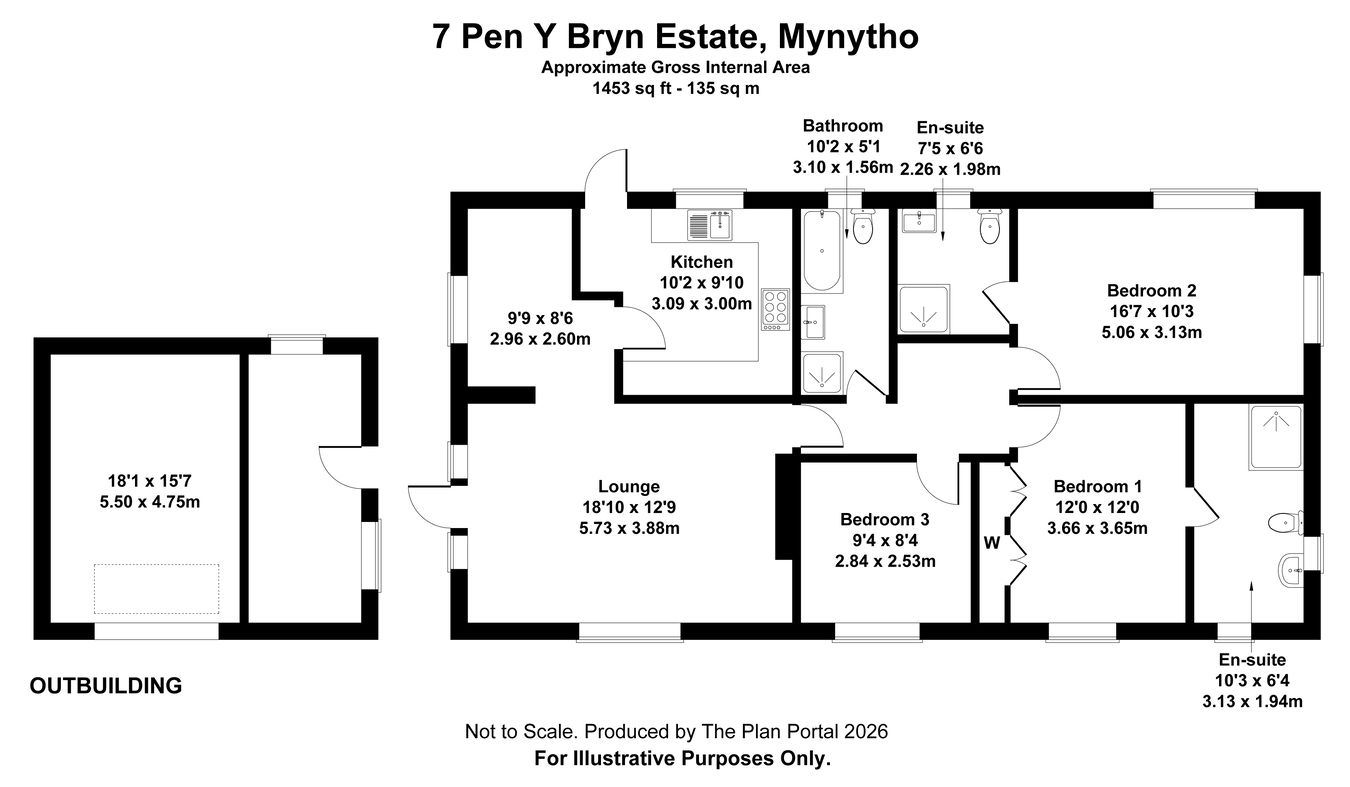 7 (Bay View), Pen Y Bryn Estate, Pwllheli floorplan