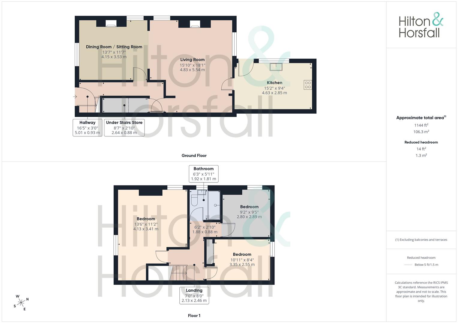 46, Bedford Street, Barrowford floorplan