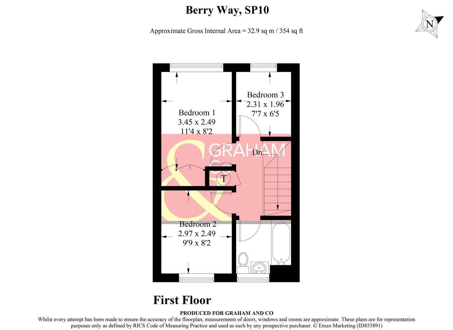 Berry Way, Andover floorplan