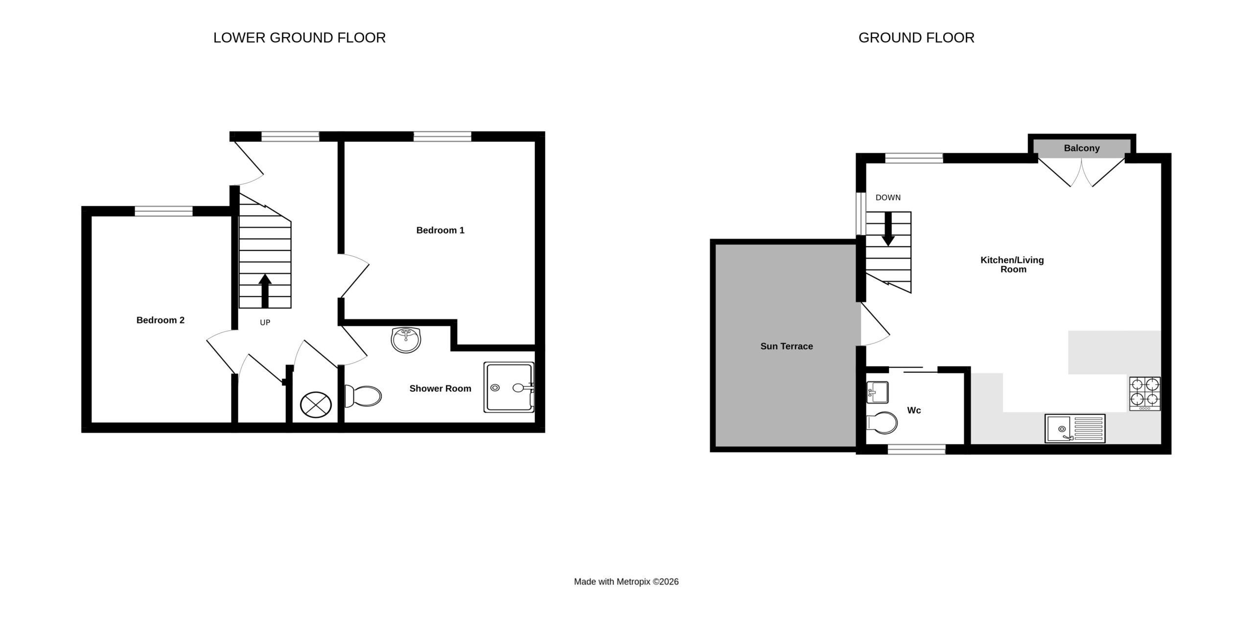 Les Deux Moulins, 2 Albion Terrace, St Peter Port floorplan