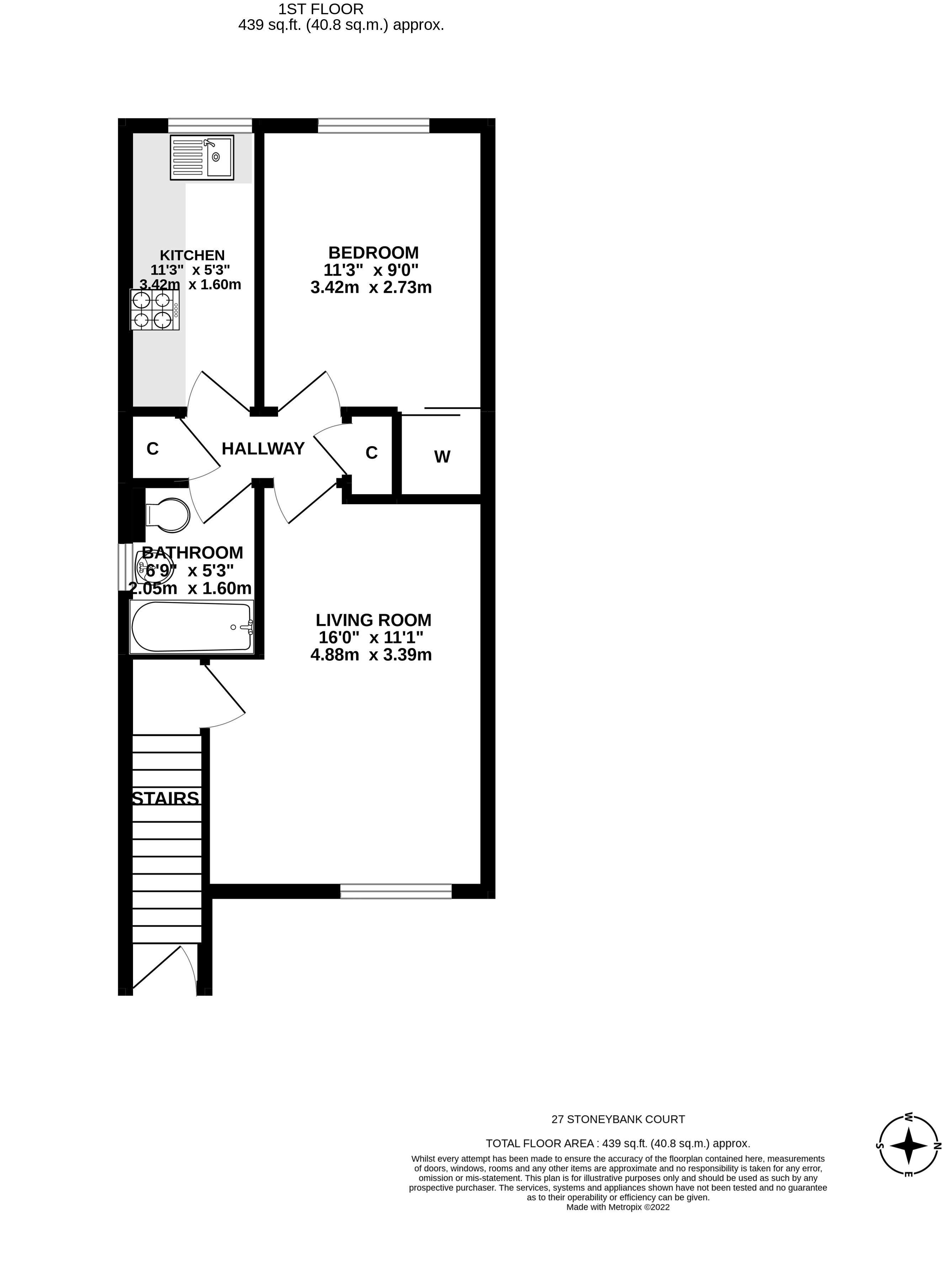 27 Stoneybank Court, Musselburgh EH21, 1 bedroom flat for sale