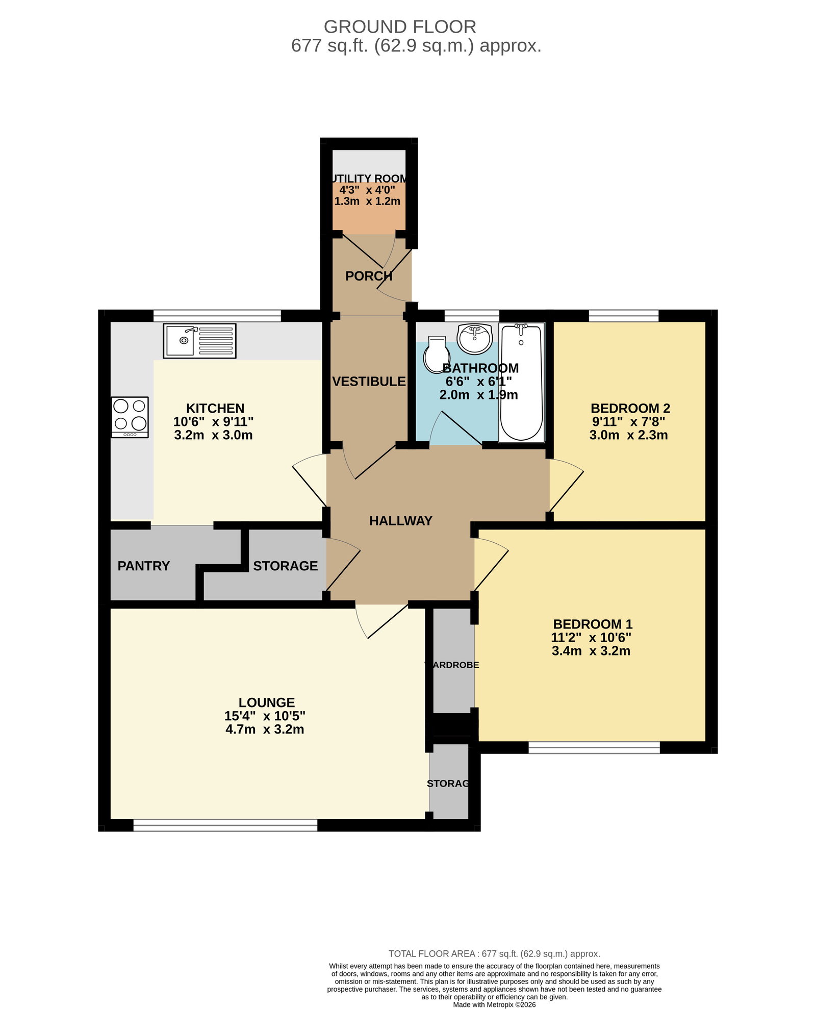 13, Atlaness, Shetland floorplan
