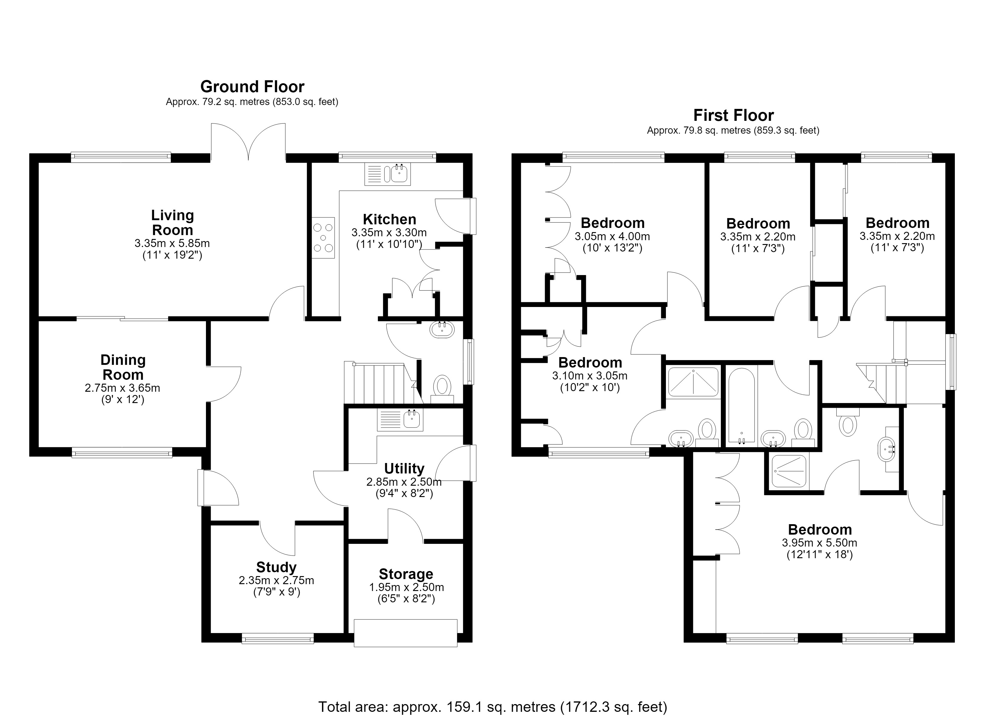 Squirrels Leap,, Woodham Park Way, Addlestone floorplan