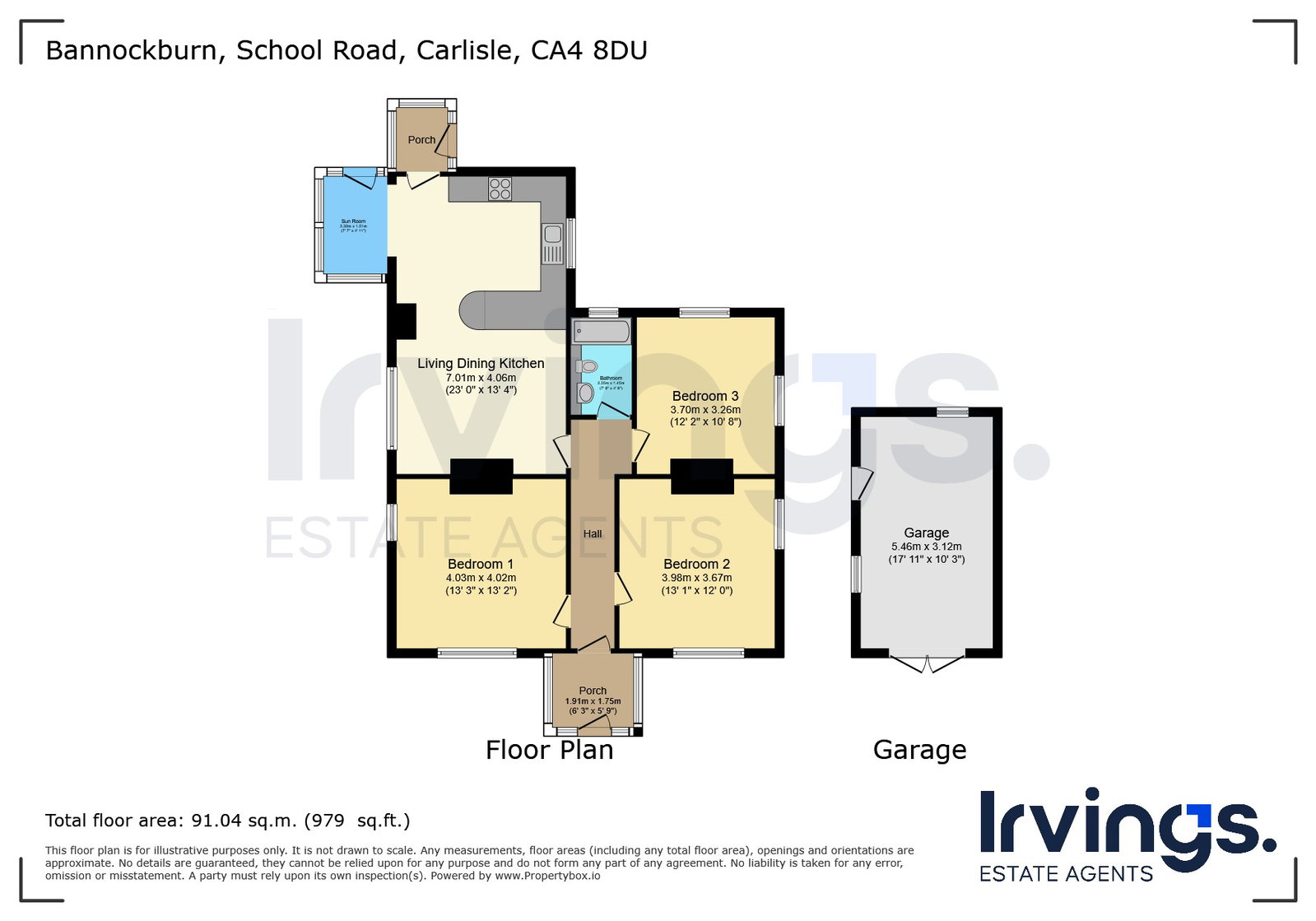 Bannockburn, School Road, Carlisle floorplan