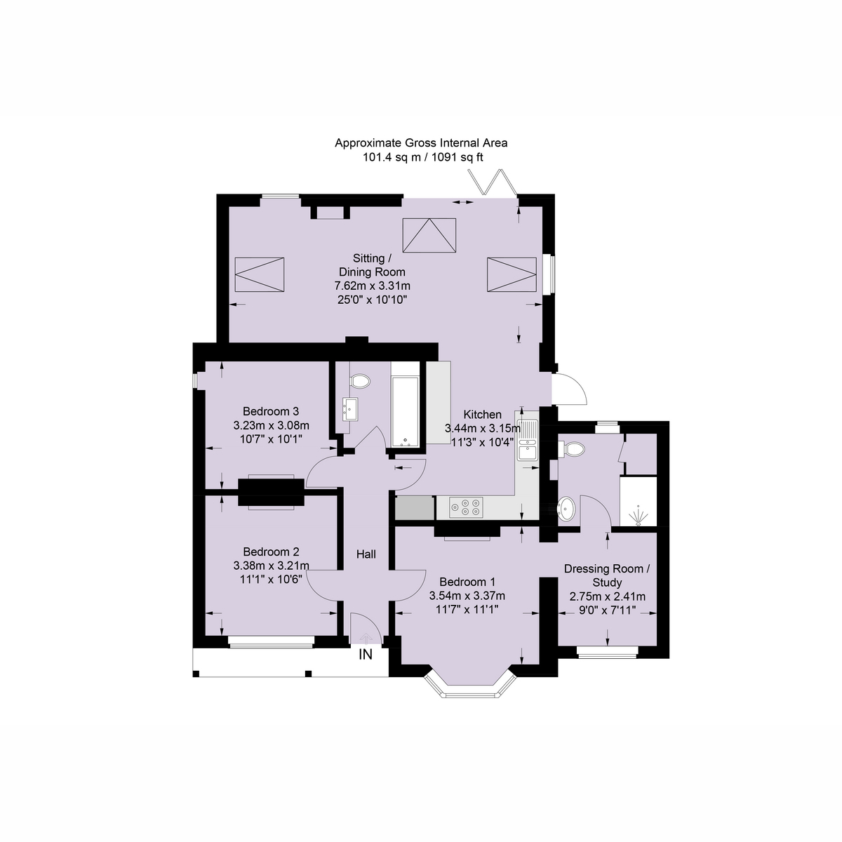 6, Highfield Road, Ringwood floorplan
