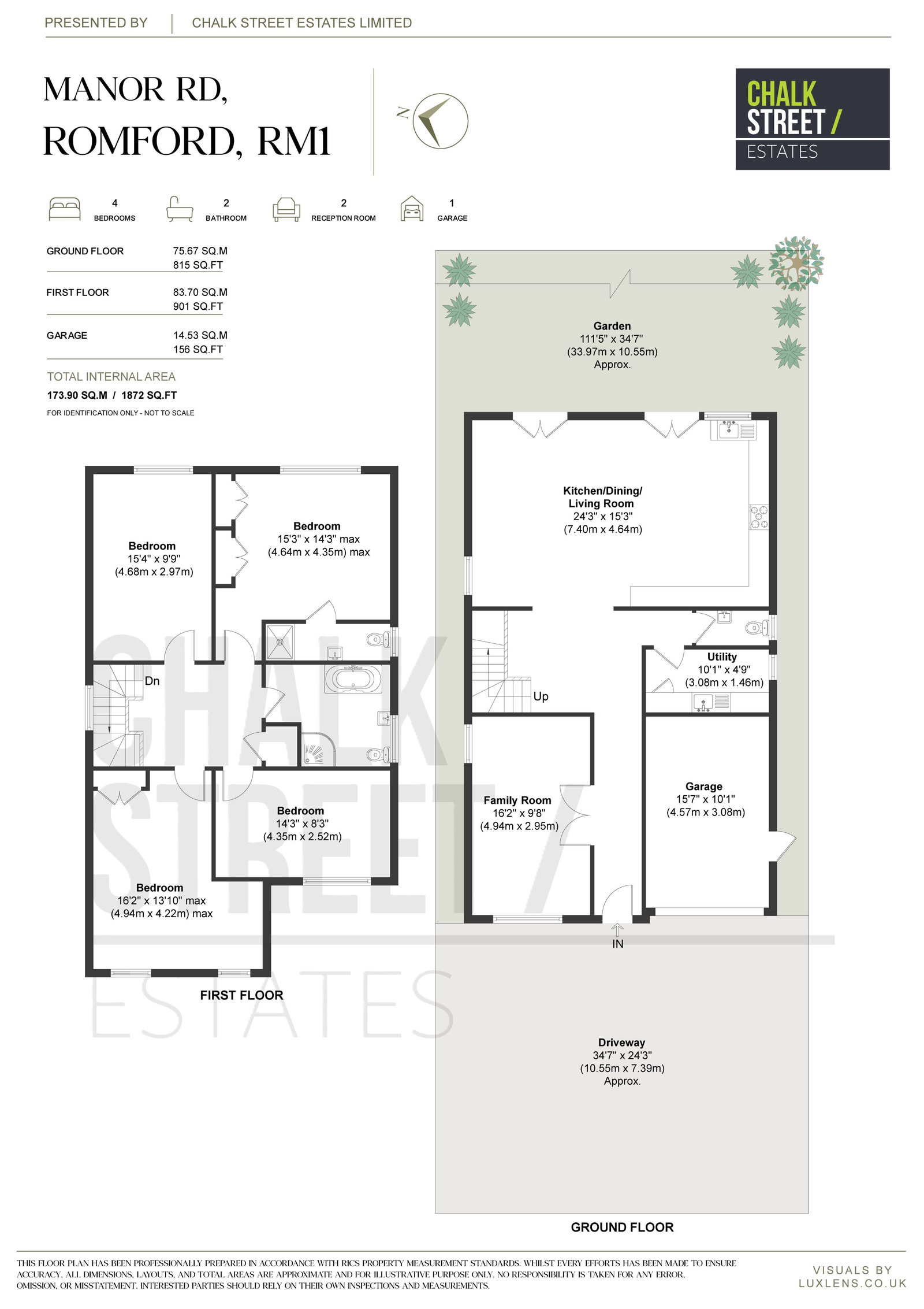 27a, Manor Road, Romford floorplan